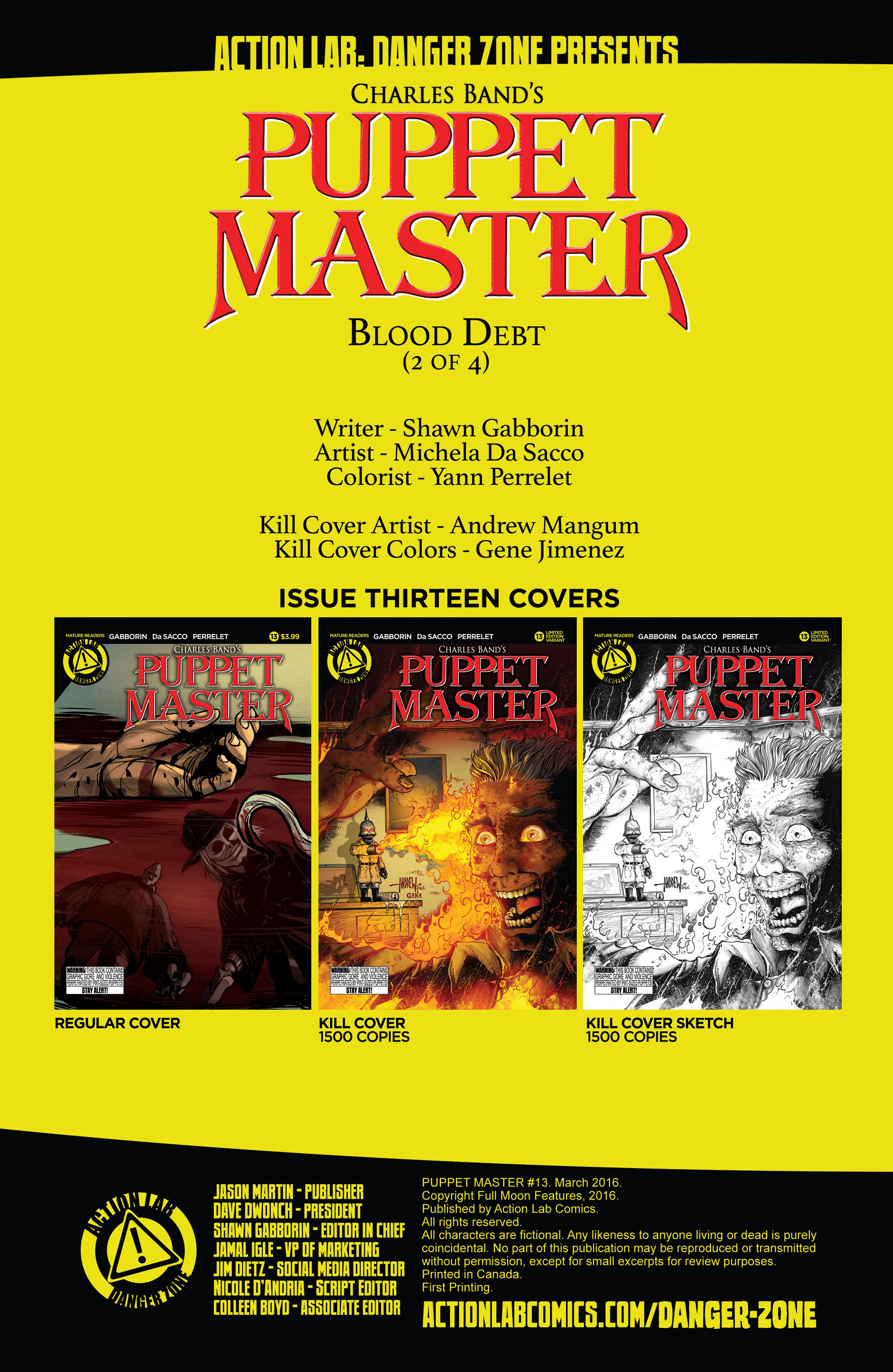 Puppet Master (2015) Issue #13 - Page 2