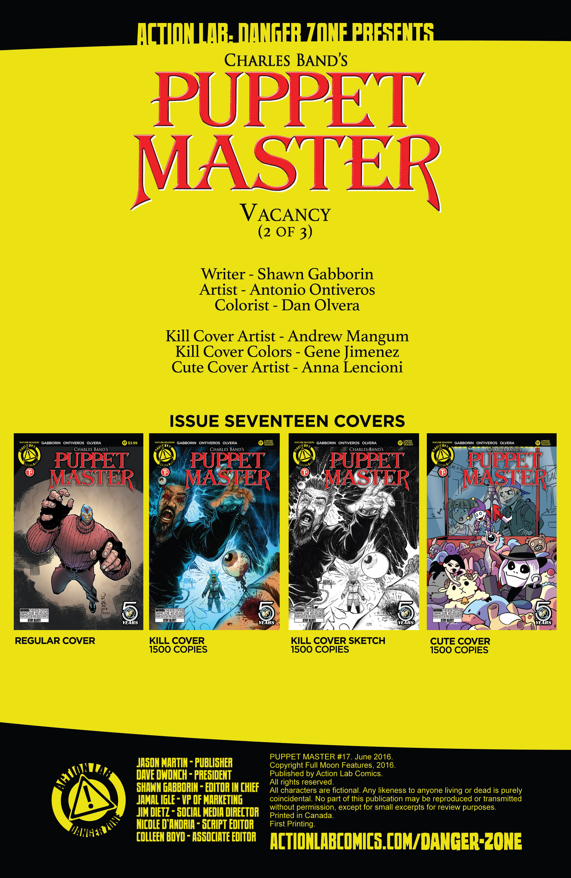 Puppet Master (2015) Issue #17 - Page 2