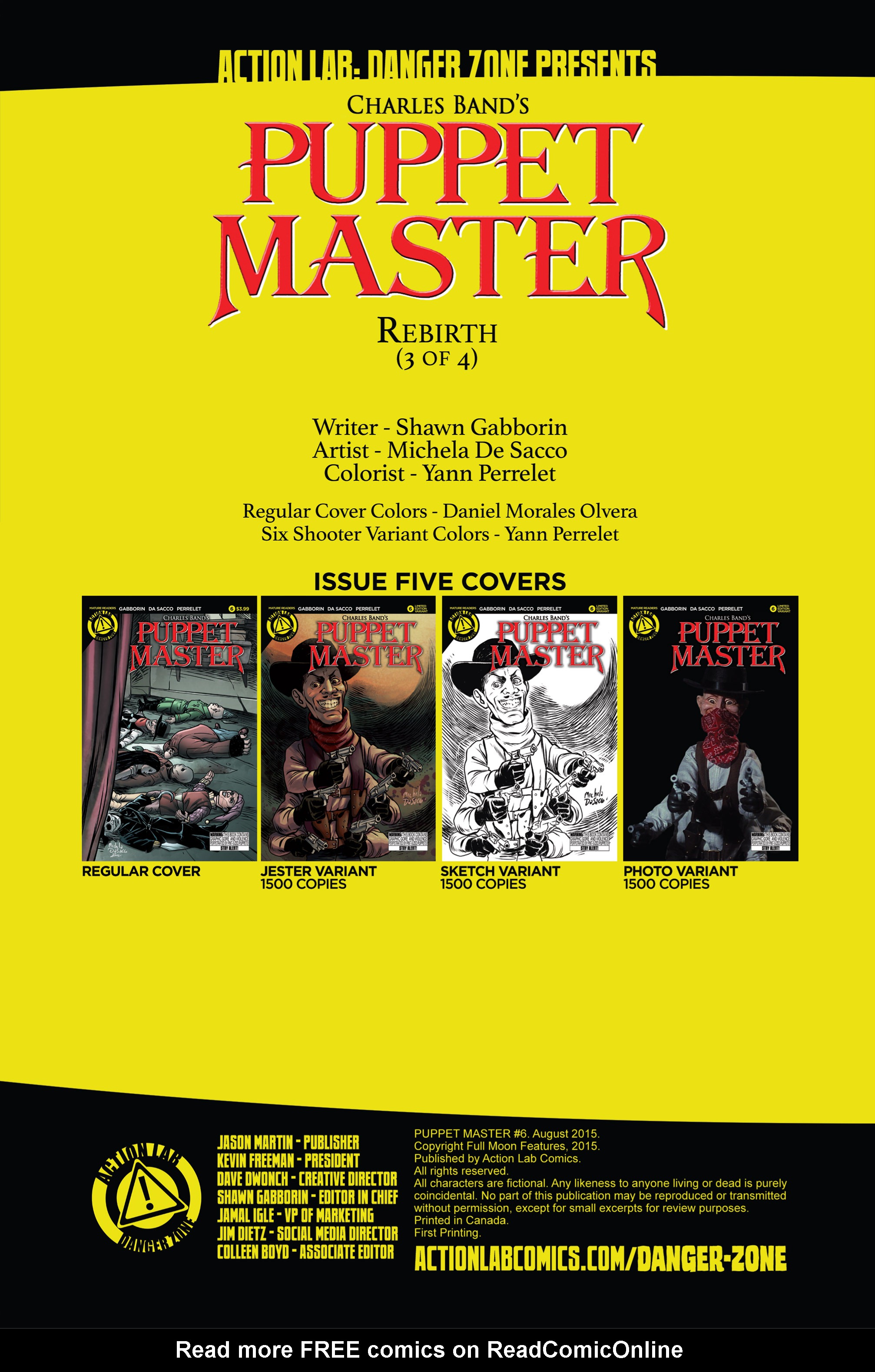 Puppet Master (2015) Issue #6 - Page 2