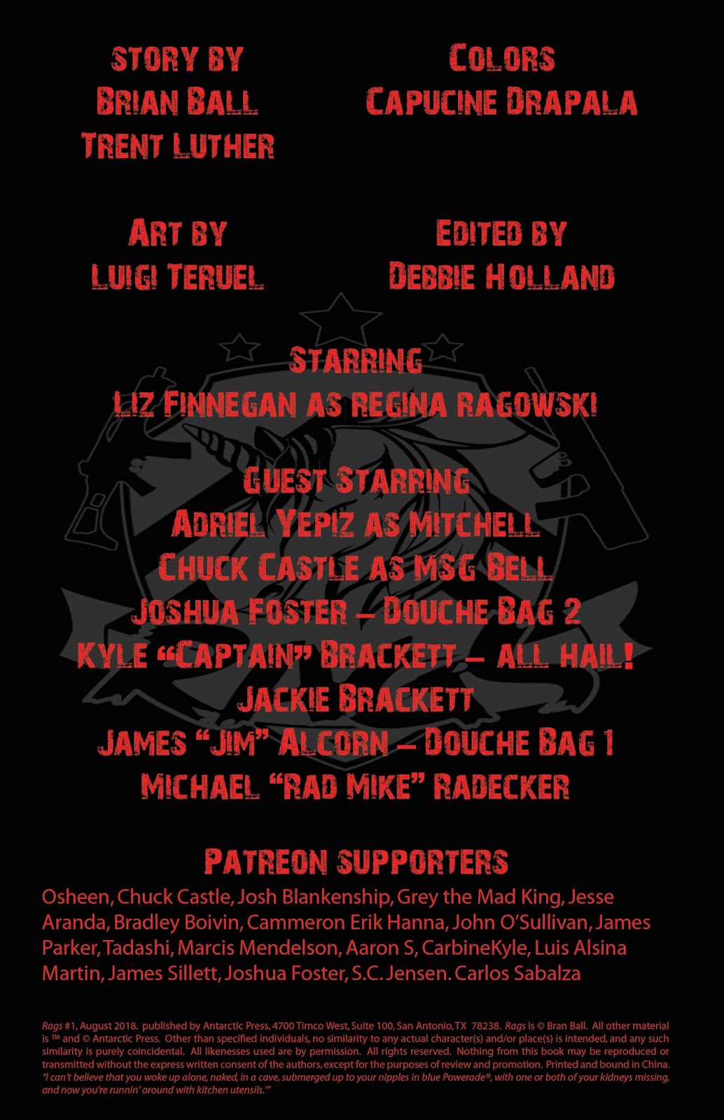Rags Issue #1 - Page 2