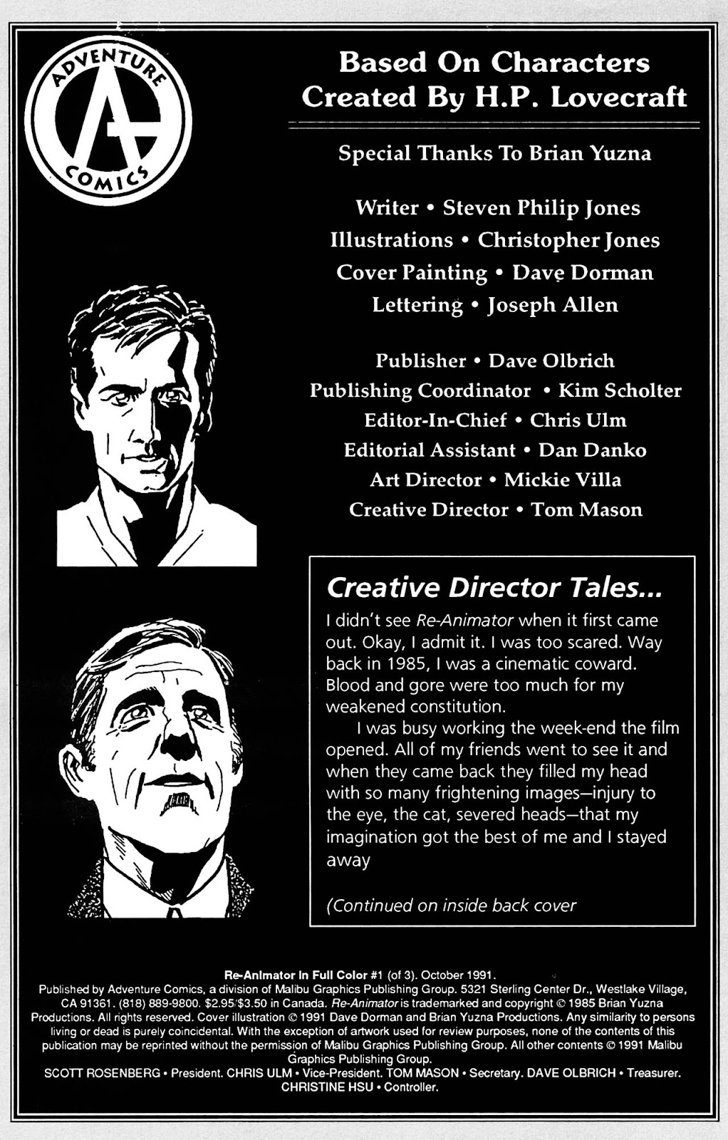 Re-Animator (1991) Issue #1 - Page 2