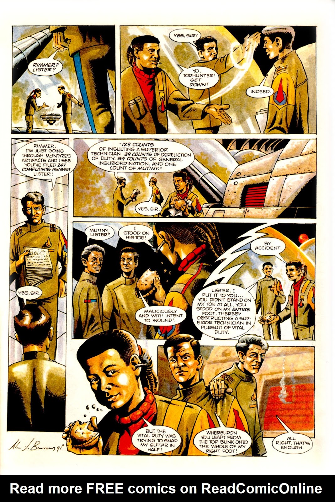 Red Dwarf Smegazine (1992) Issue #1 - Page 8