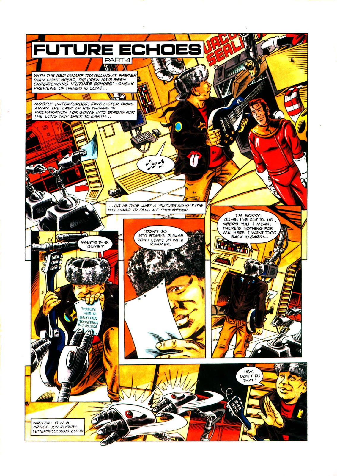 Red Dwarf Smegazine (1992) Issue #7 - Page 3