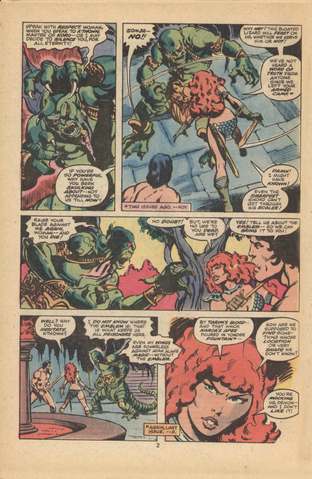 Red Sonja (1977) Issue #12 - Page 3