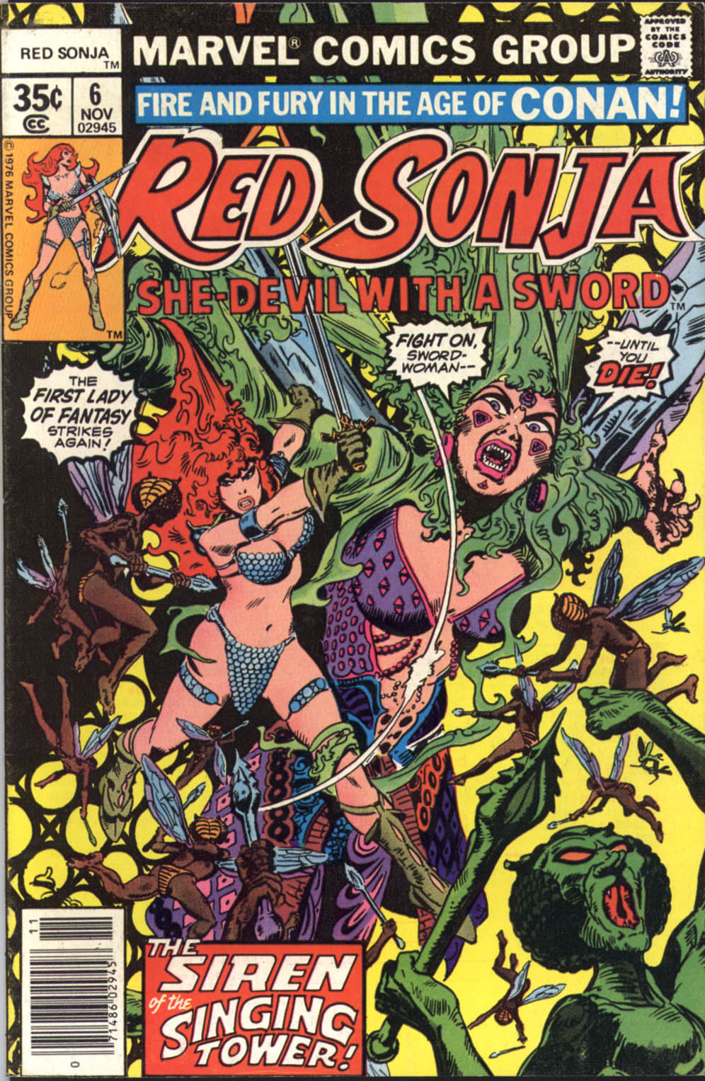 Red Sonja (1977) Issue #6 - Page 1