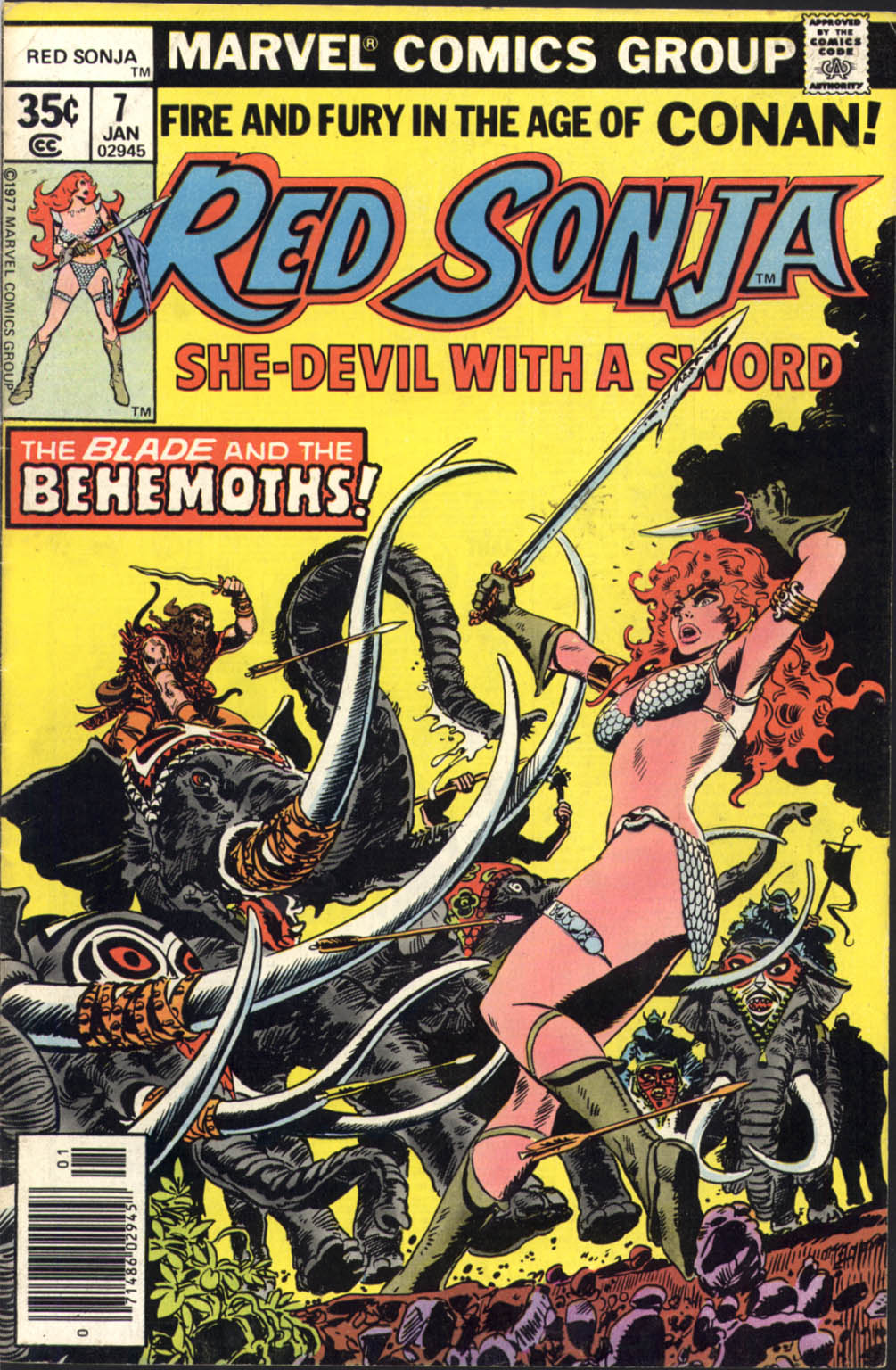 Red Sonja (1977) Issue #7 - Page 1
