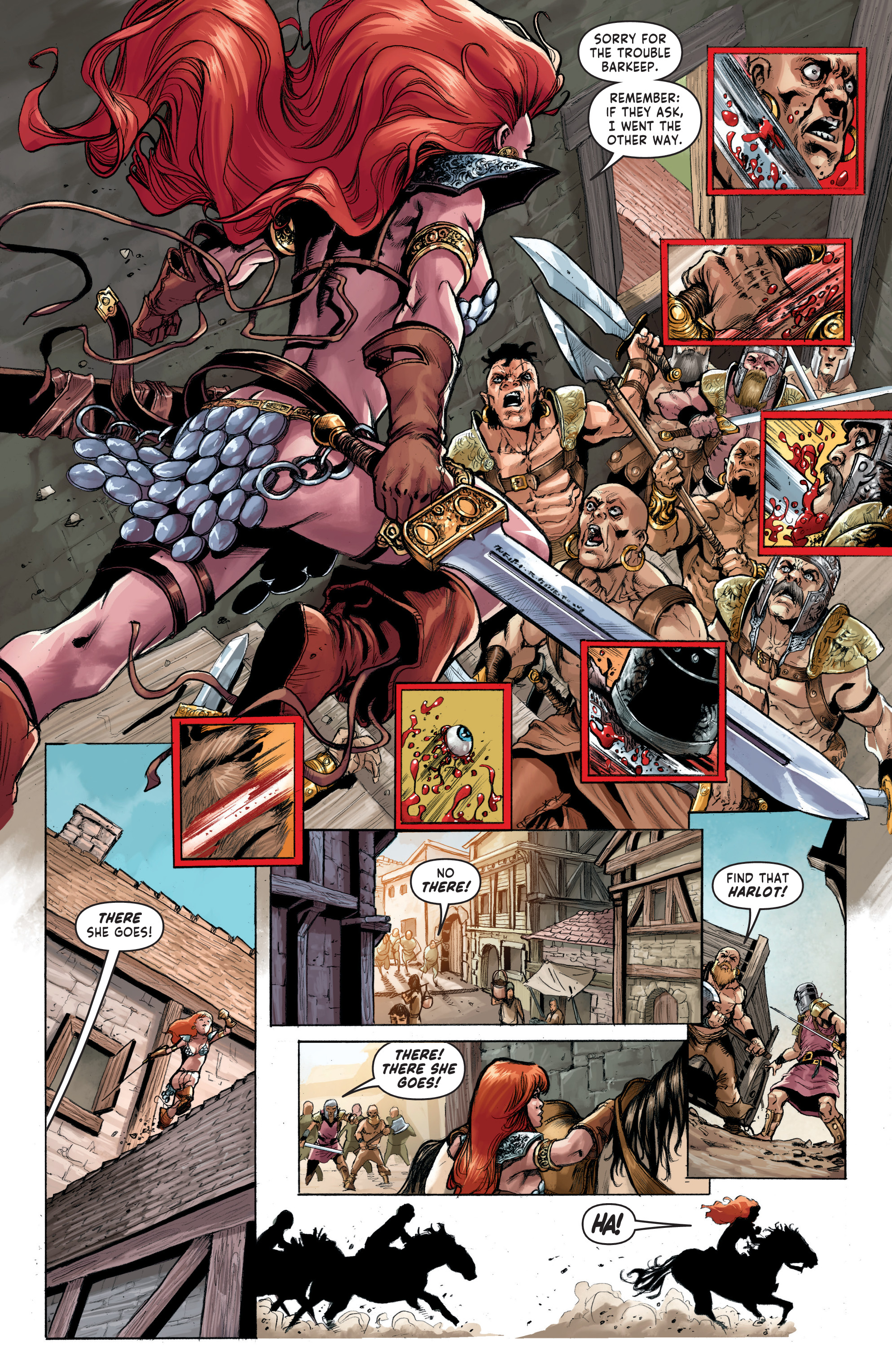 Red Sonja: Birth of the She-Devil Issue #2 - Page 9