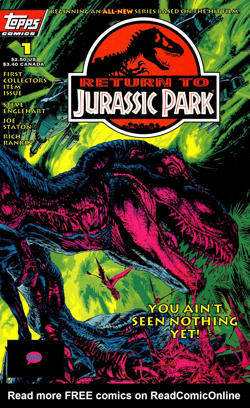 Return To Jurassic Park Issue #1 - Page 1