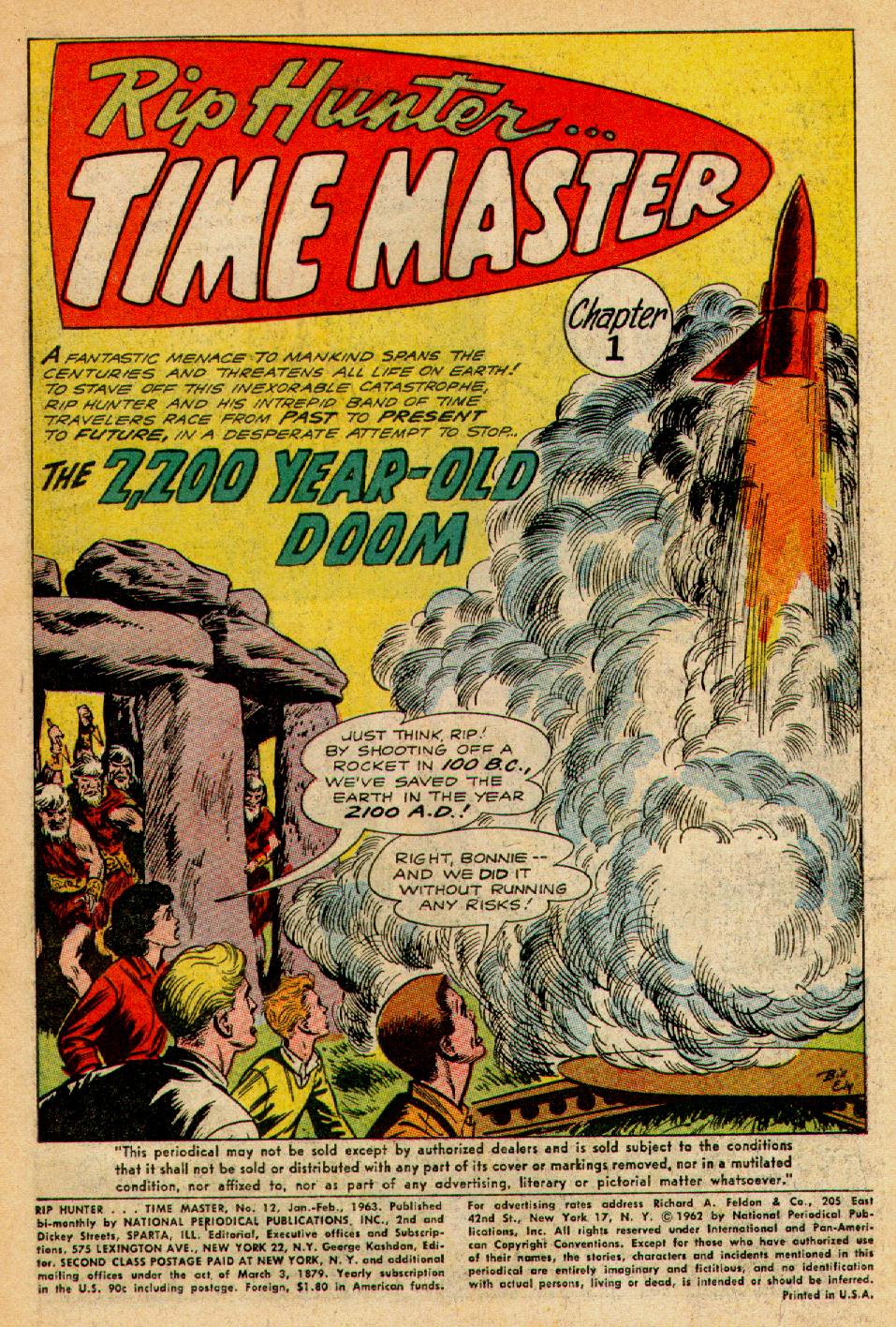 Rip Hunter...Time Master Issue #12 - Page 3
