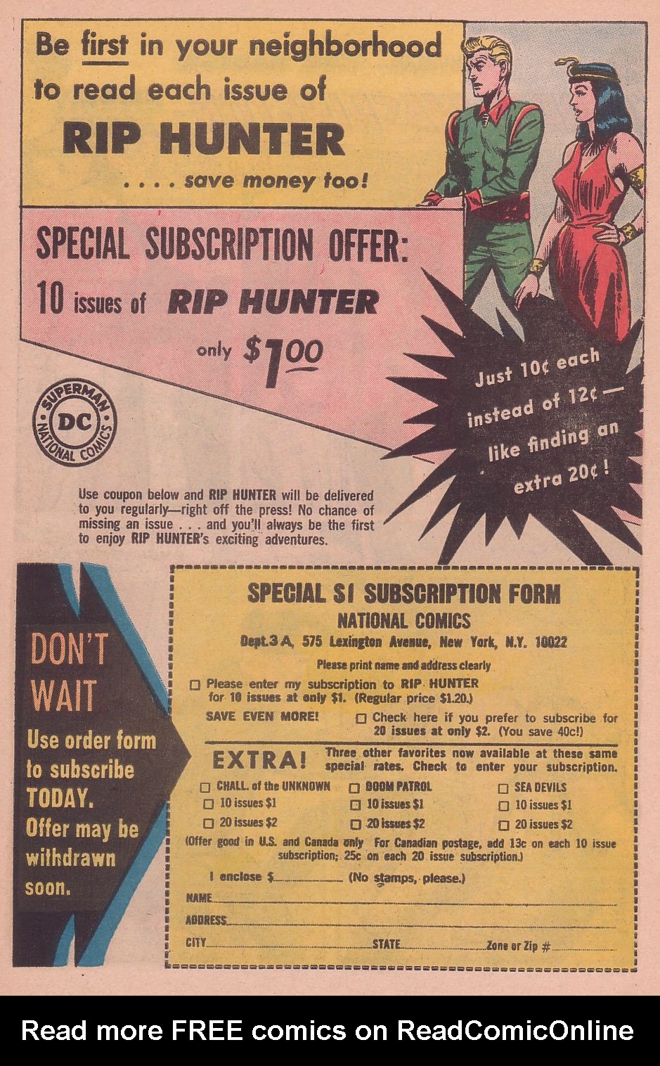 Rip Hunter...Time Master Issue #23 - Page 23