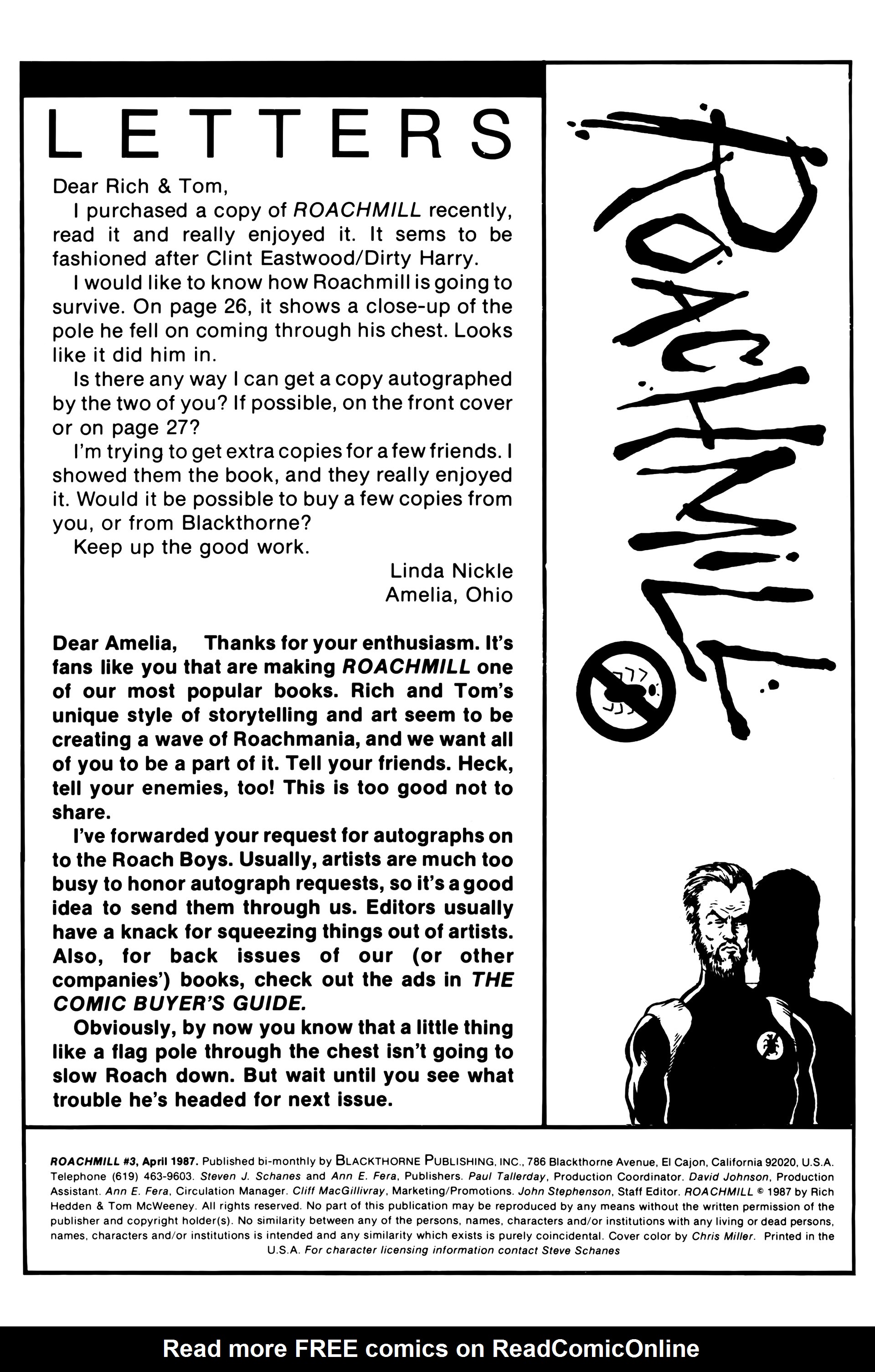 Roachmill (1986) Issue #3 - Page 2