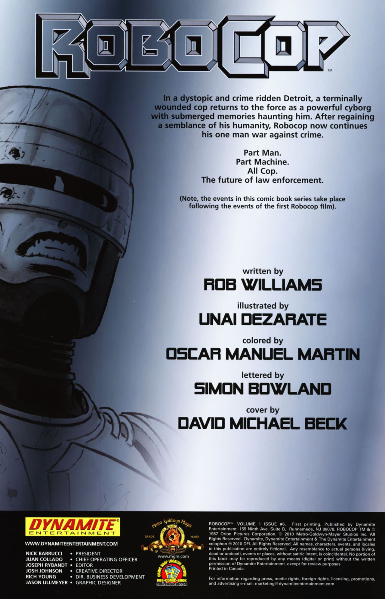Robocop (2010) Issue #6 - Page 2