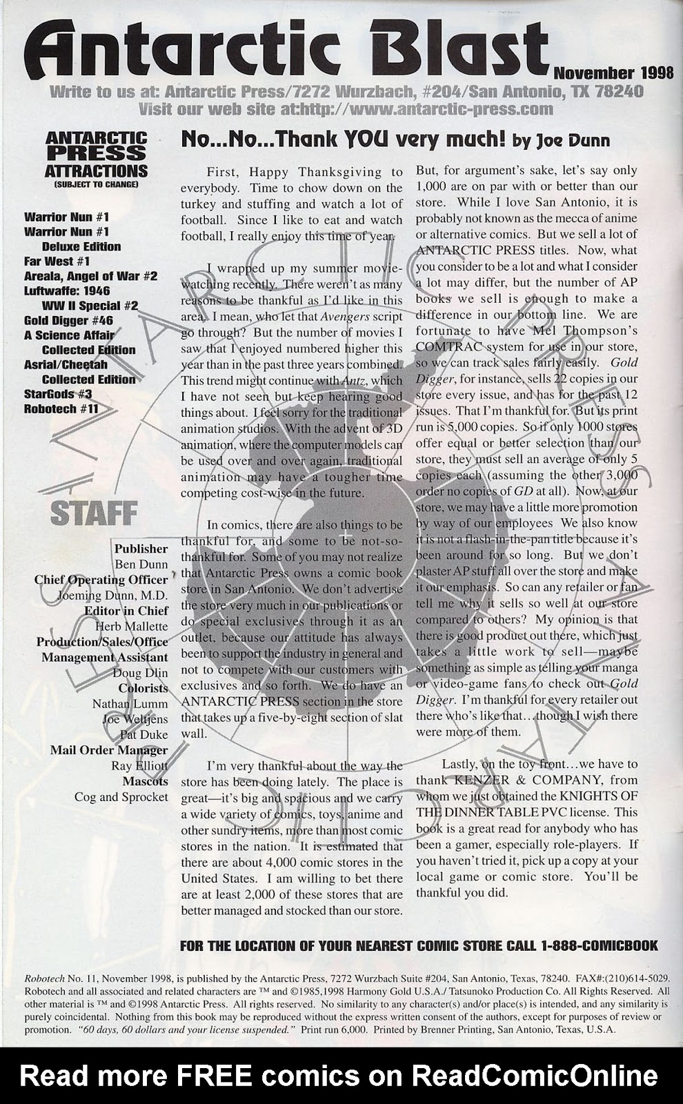 Robotech (1997) Issue #11 - Page 3