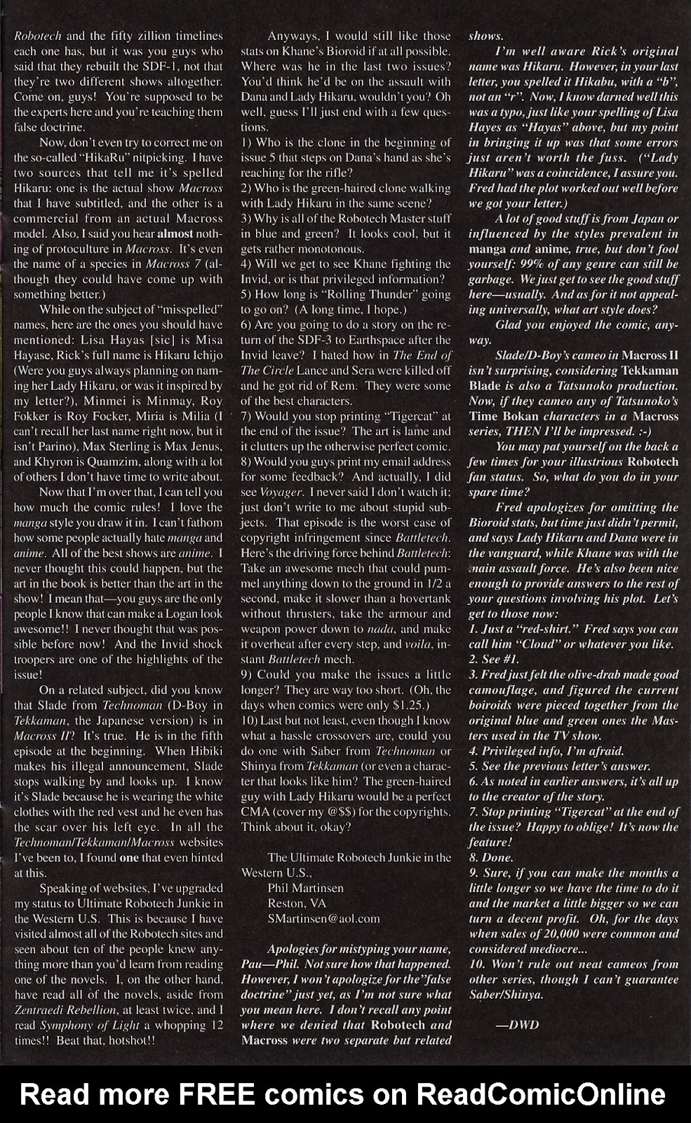 Robotech (1997) Issue #9 - Page 23
