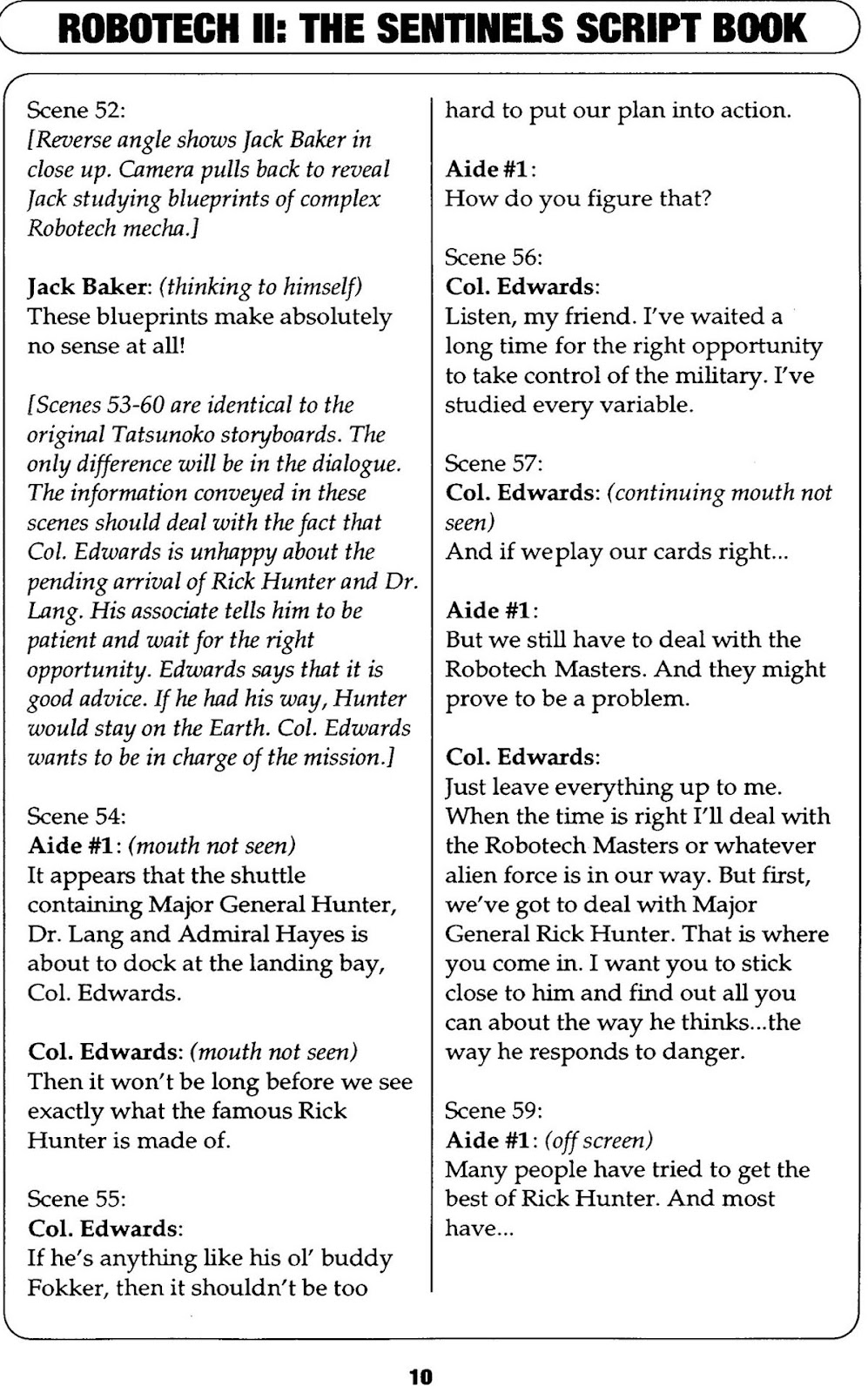 Robotech II: The Sentinels _Script_Book_1 - Page 14