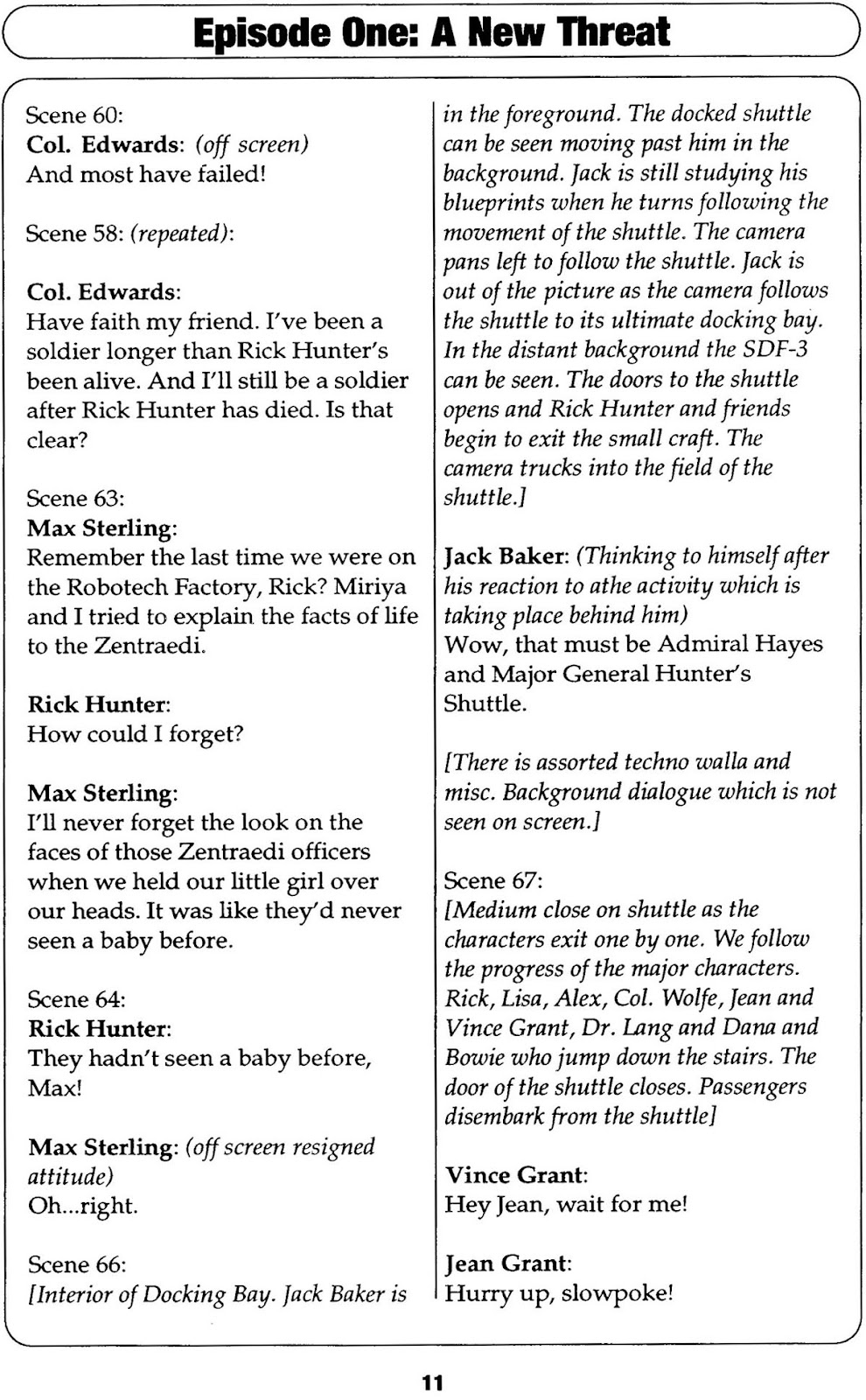 Robotech II: The Sentinels _Script_Book_1 - Page 15