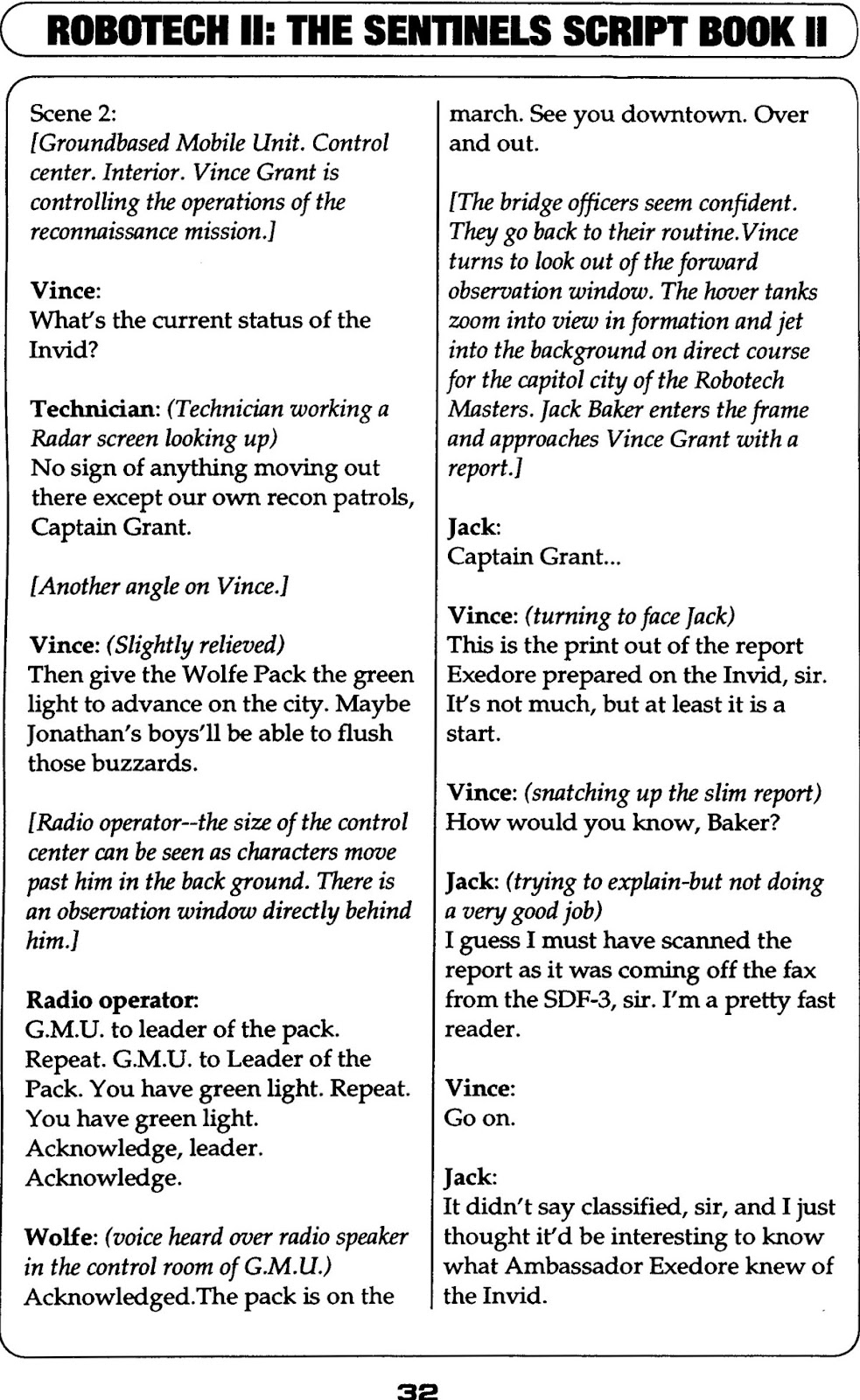 Robotech II: The Sentinels _Script_Book_2 - Page 32