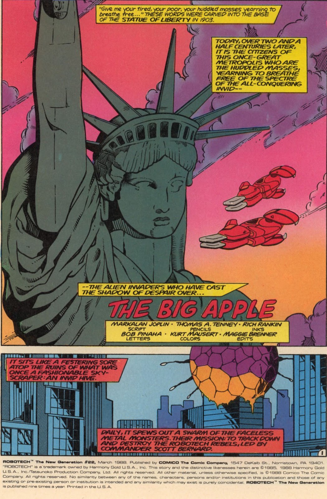 Robotech The New Generation Issue #22 - Page 3