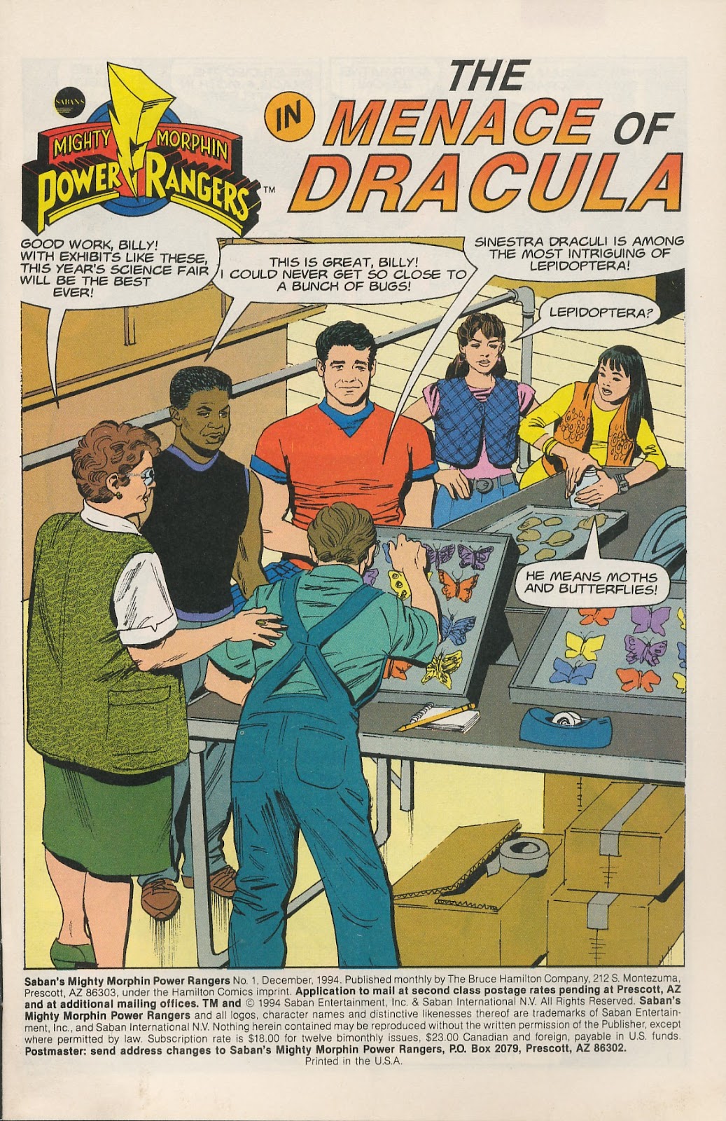 Saban's Mighty Morphin Power Rangers (1994) Issue #1 - Page 3