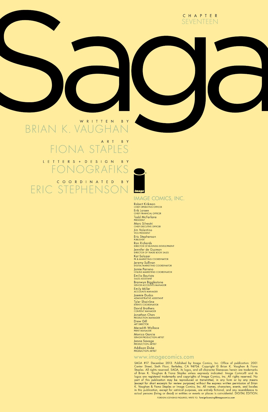 Saga Issue #17 - Page 2
