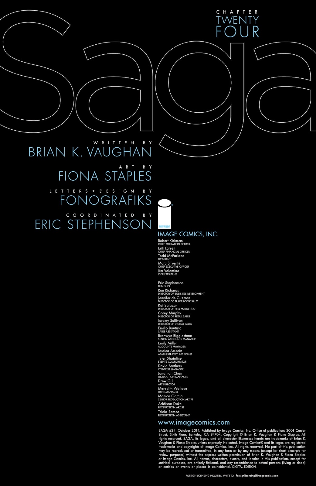 Saga Issue #24 - Page 2