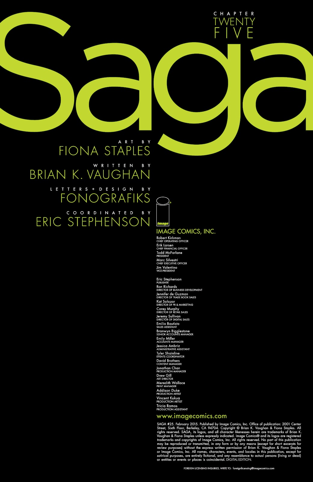 Saga Issue #25 - Page 2