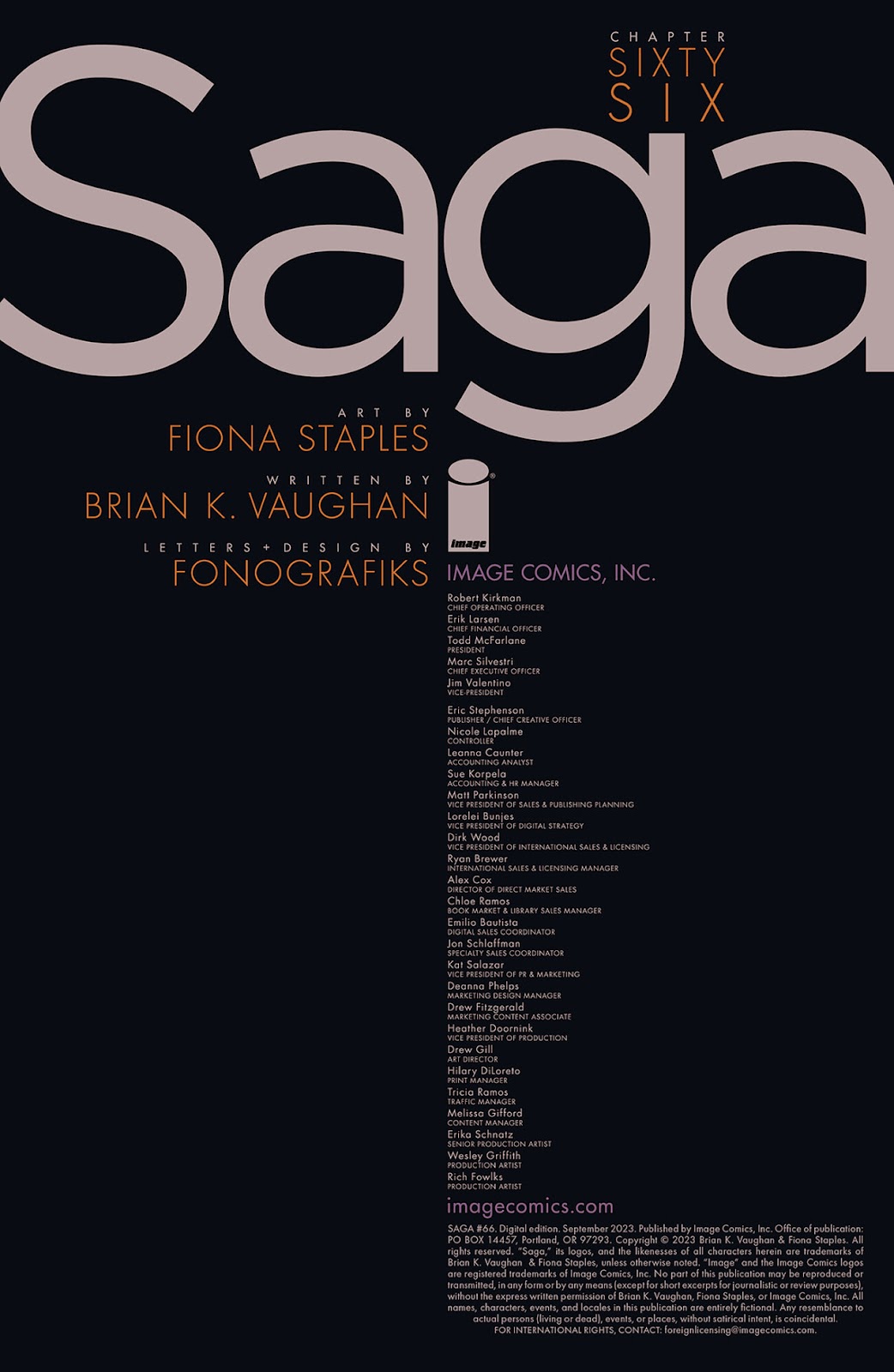 Saga Issue #66 - Page 2