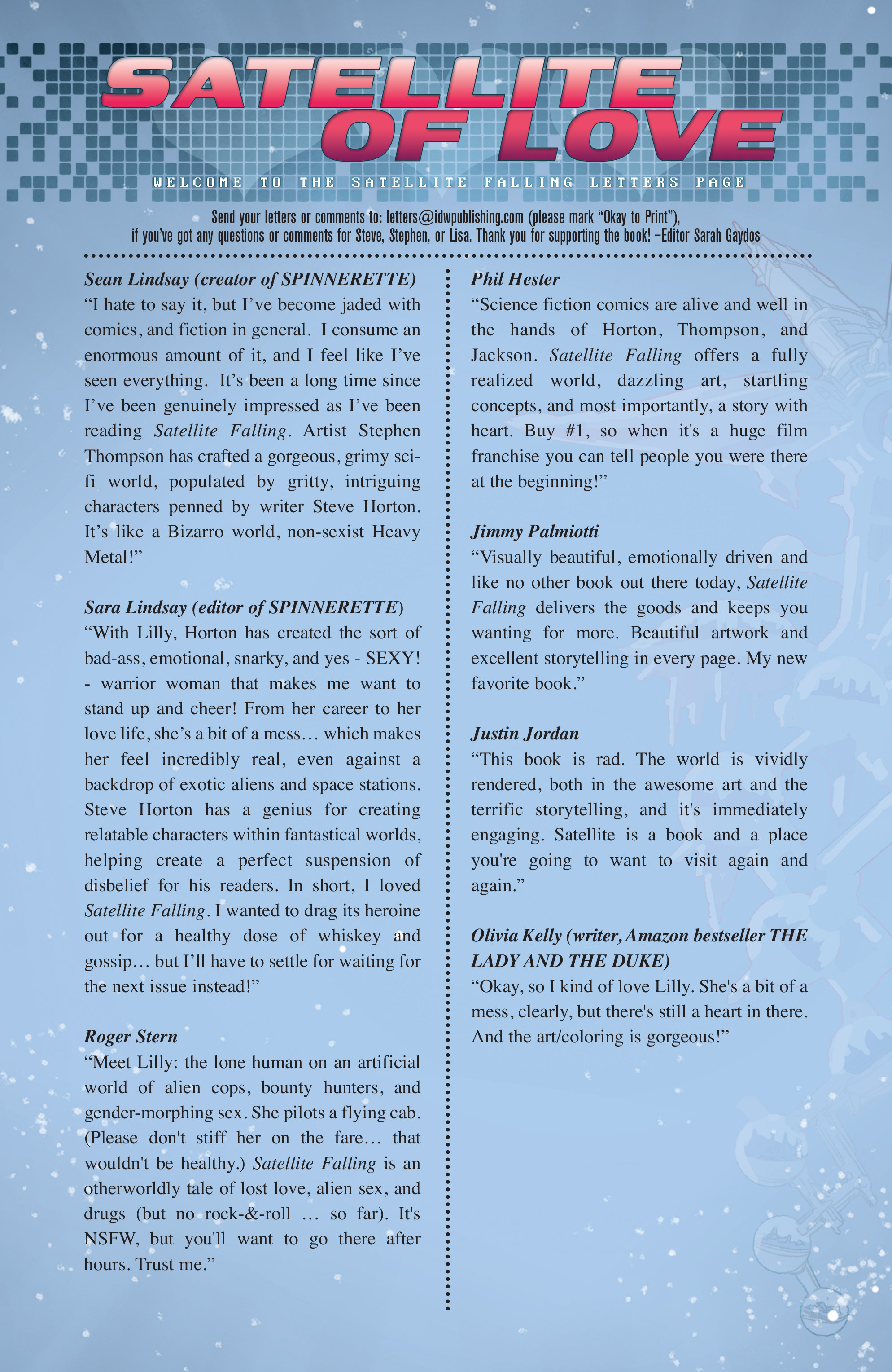 Satellite Falling Issue #2 - Page 23