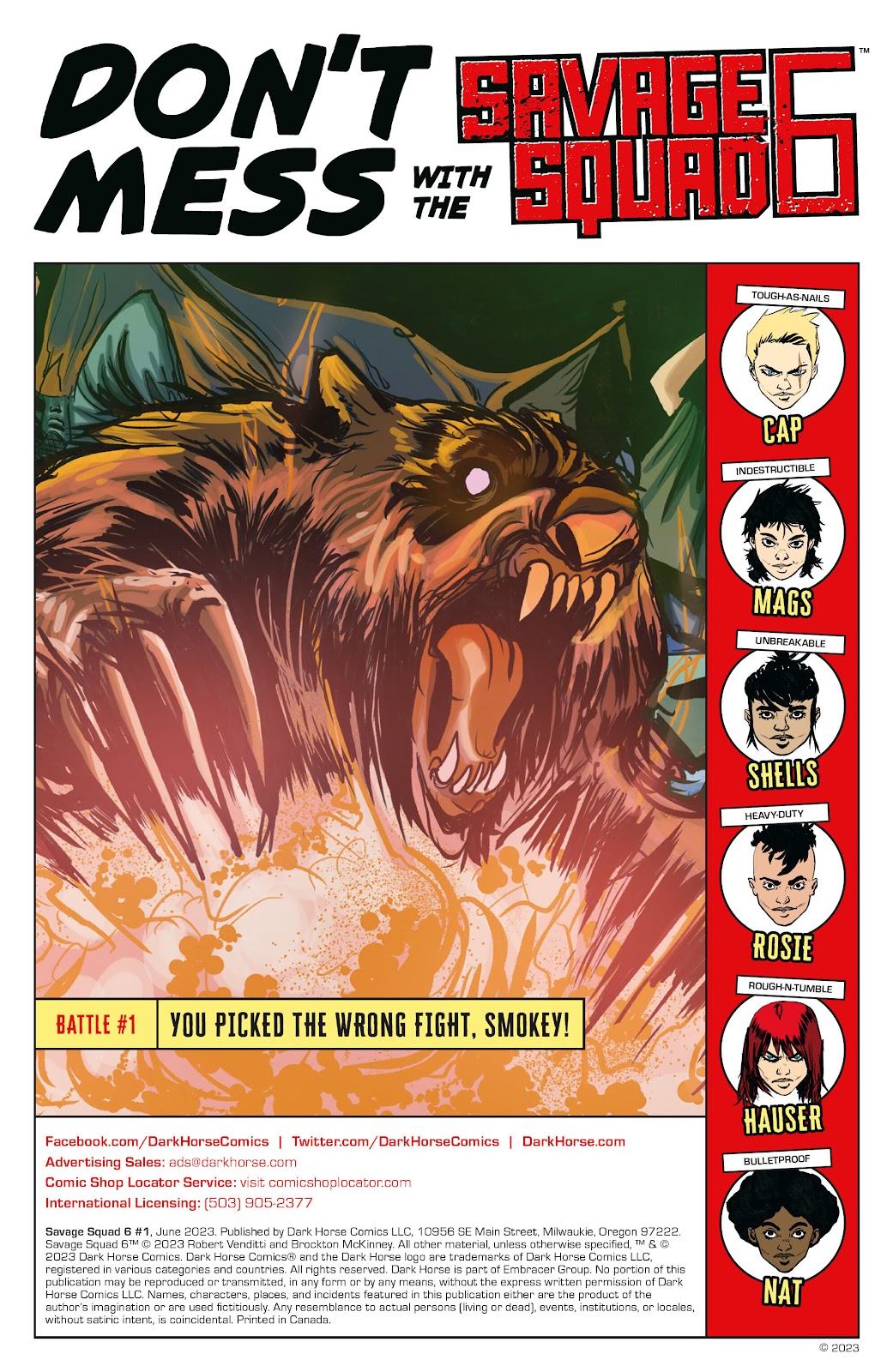 Savage Squad 6 Issue #1 - Page 2
