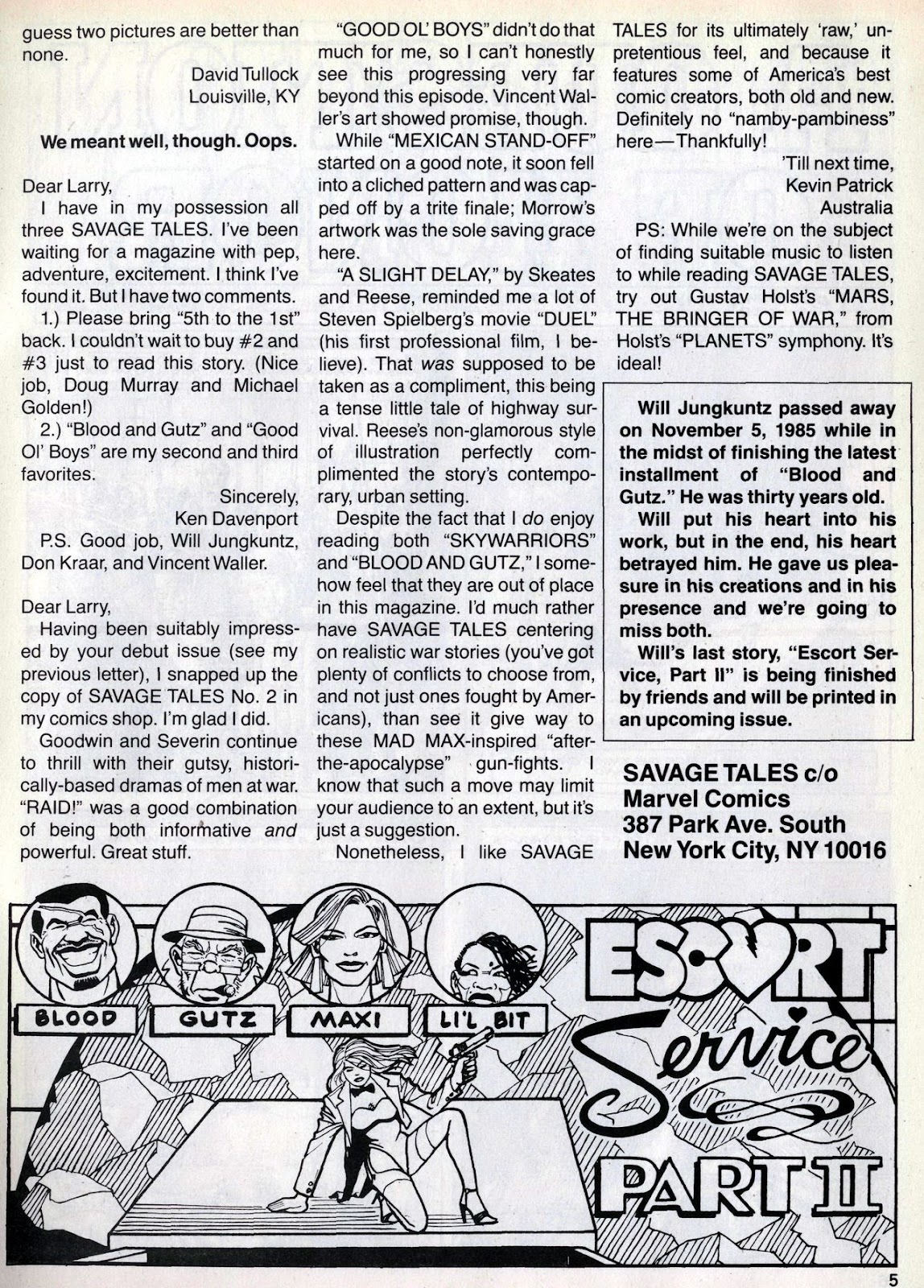 Savage Tales (1985) Issue #5 - Page 6