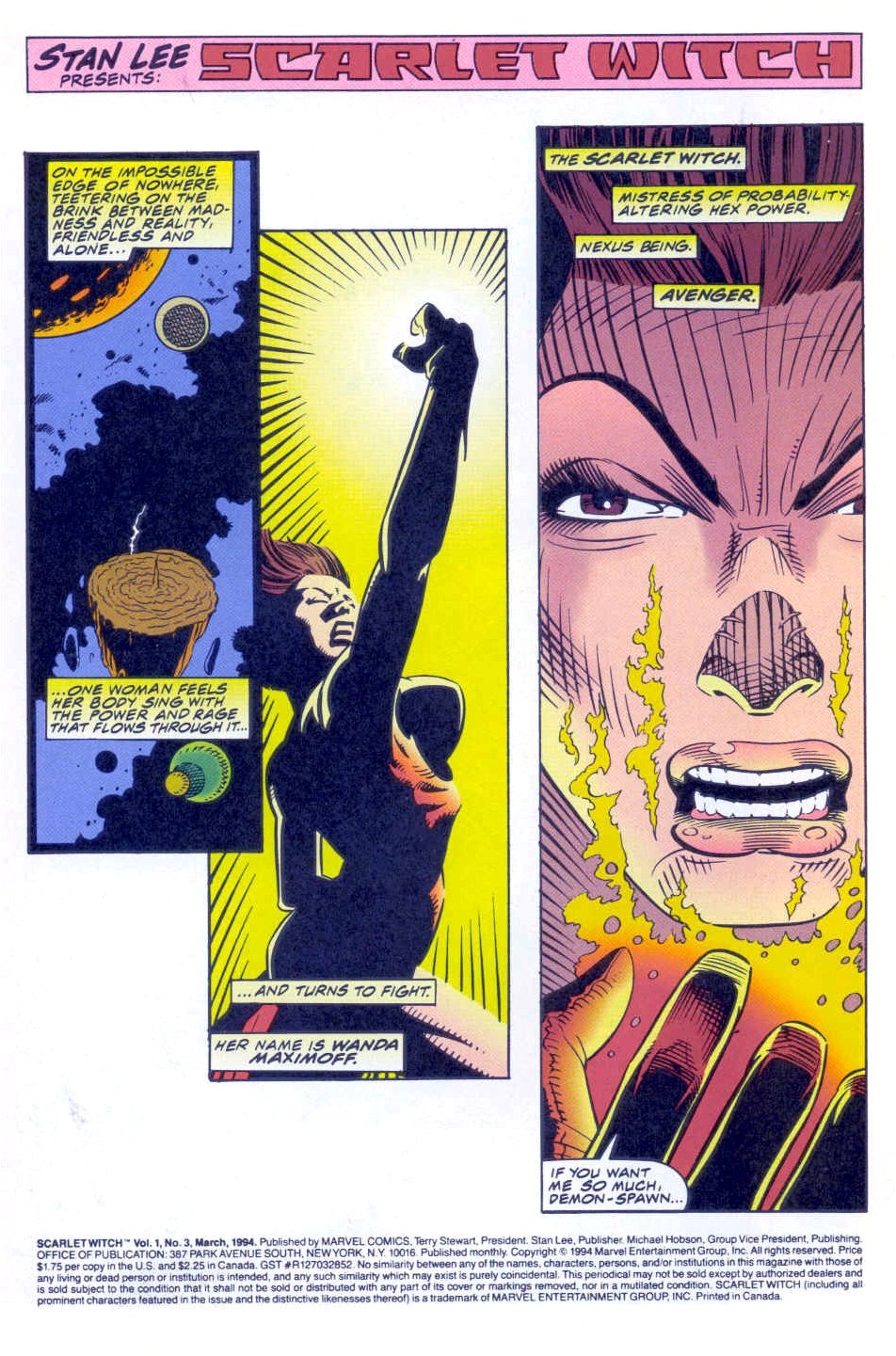 Scarlet Witch (1994) Issue #3 - Page 3