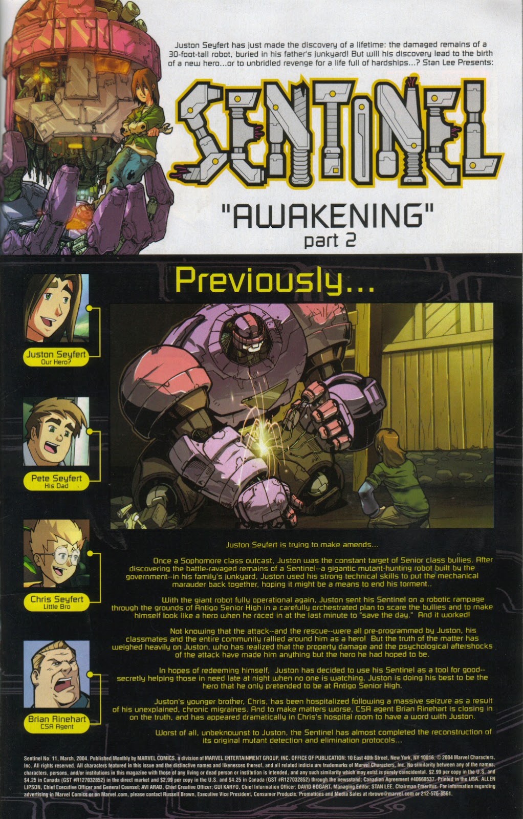 Sentinel Issue #11 - Page 2