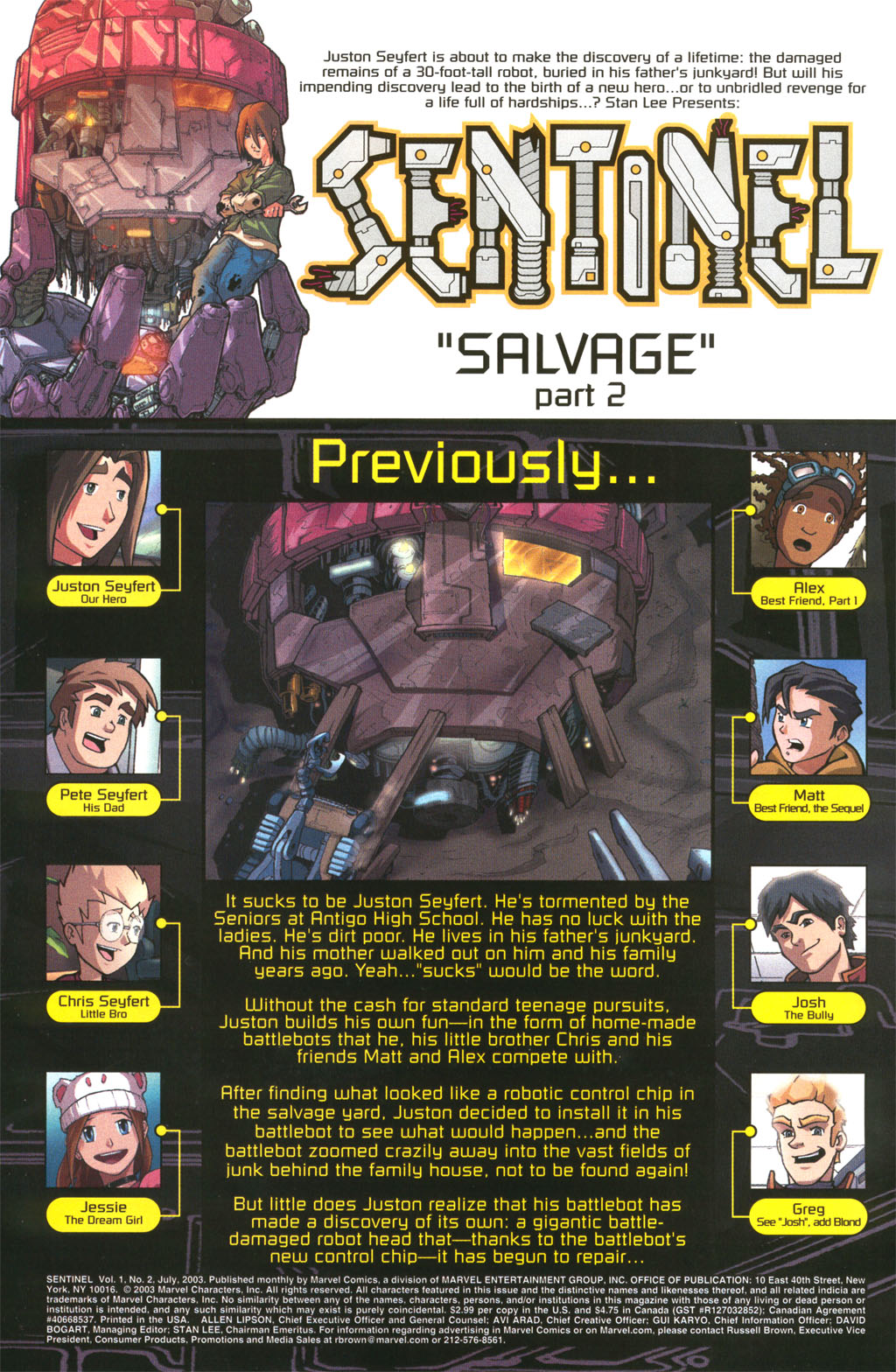 Sentinel Issue #2 - Page 3