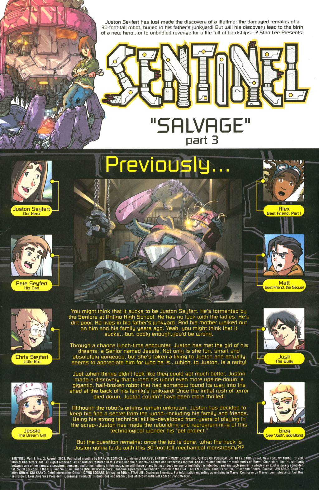 Sentinel Issue #3 - Page 2