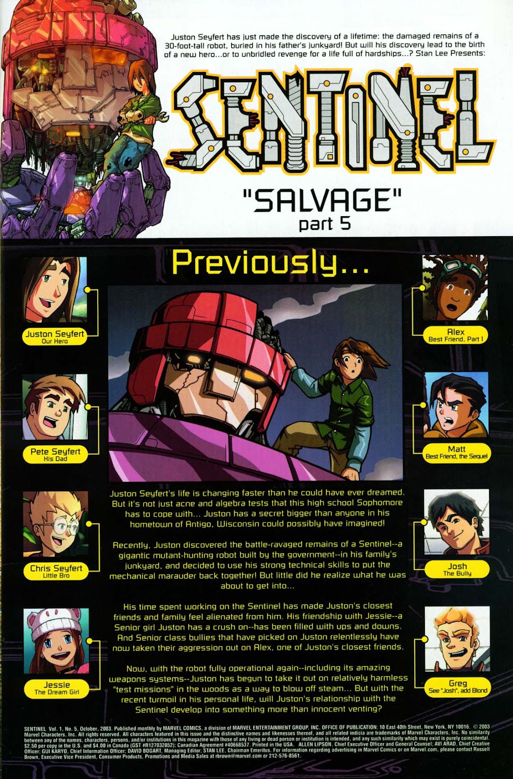 Sentinel Issue #5 - Page 3