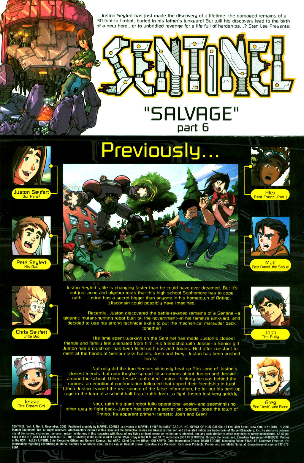 Sentinel Issue #6 - Page 2