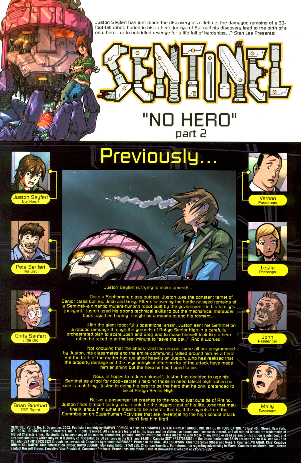 Sentinel Issue #8 - Page 2