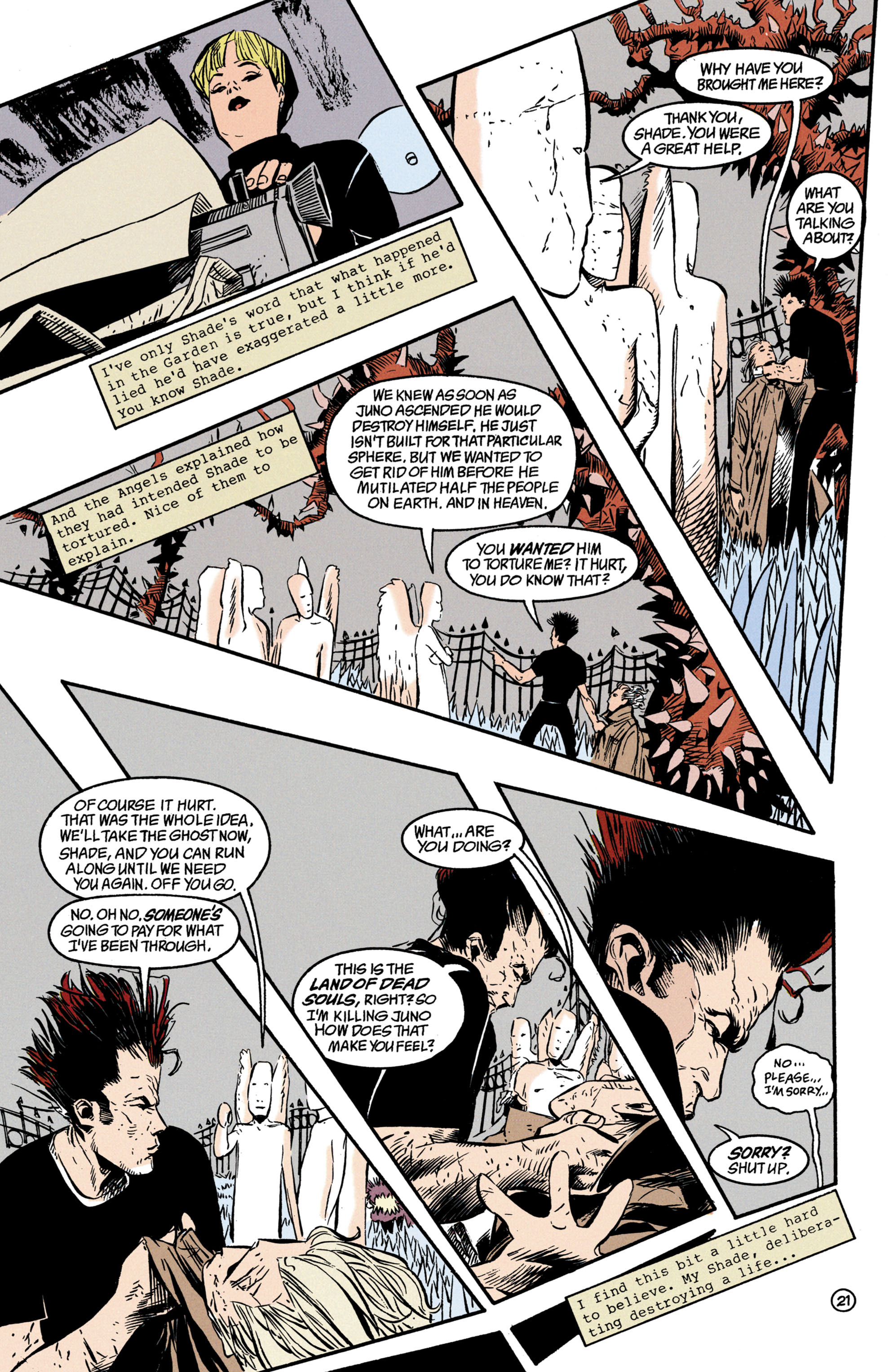 Shade, the Changing Man (1990) Issue #35 - Page 22