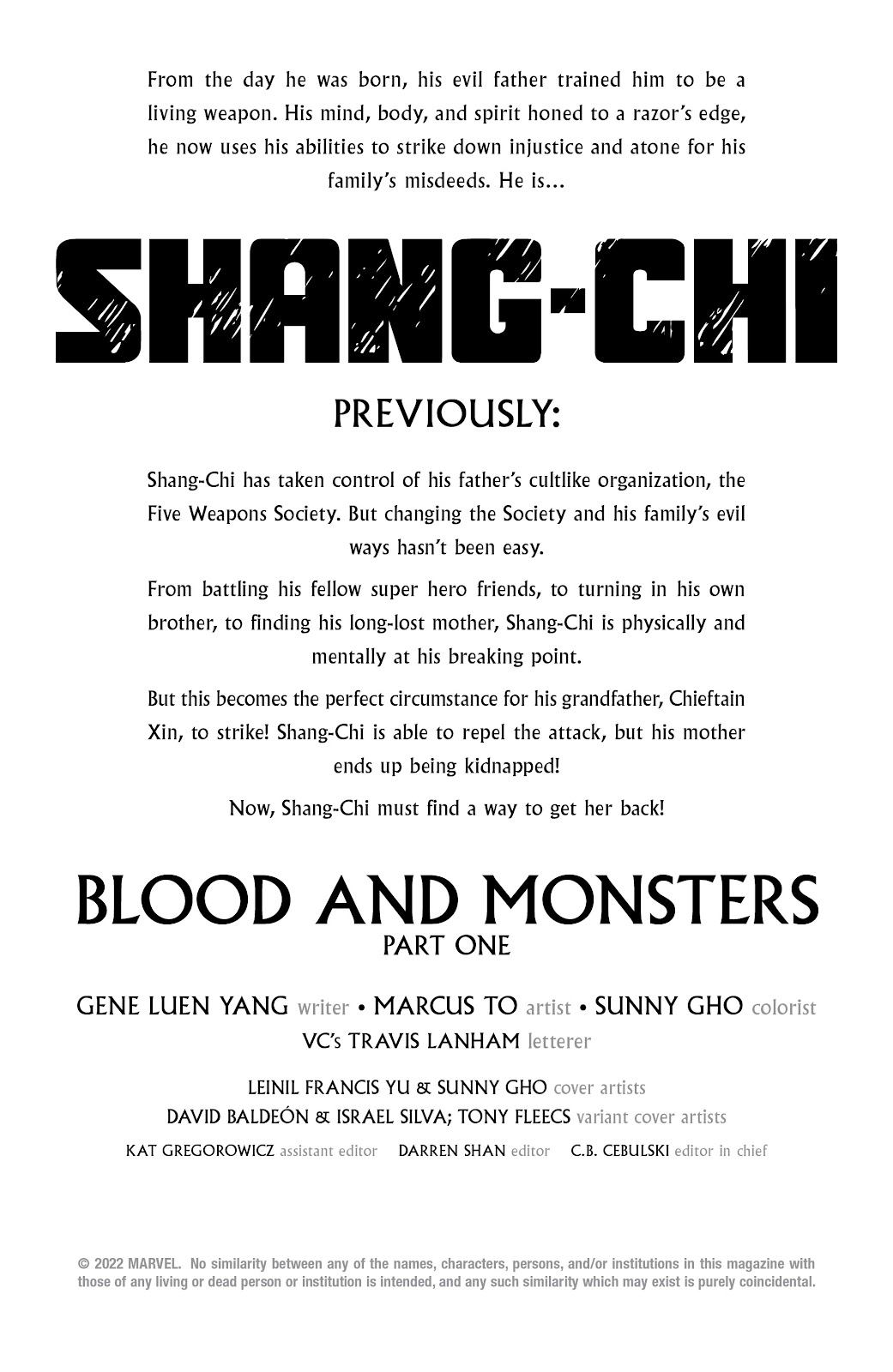 Shang-Chi (2021) Issue #9 - Page 3