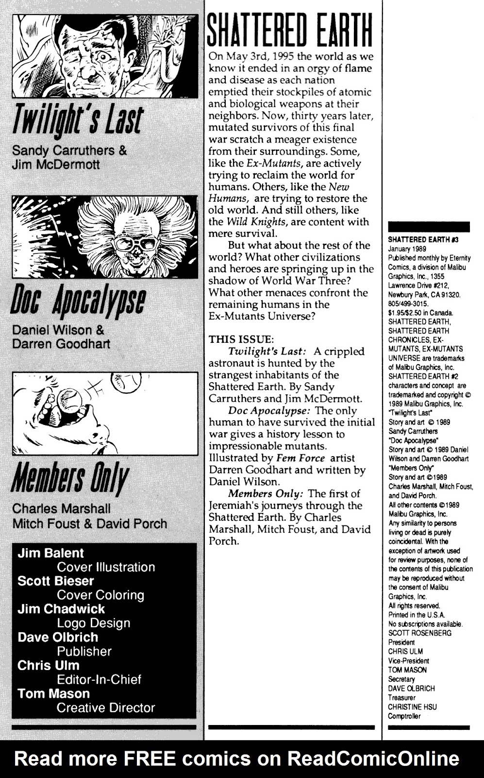 Shattered Earth Issue #3 - Page 2