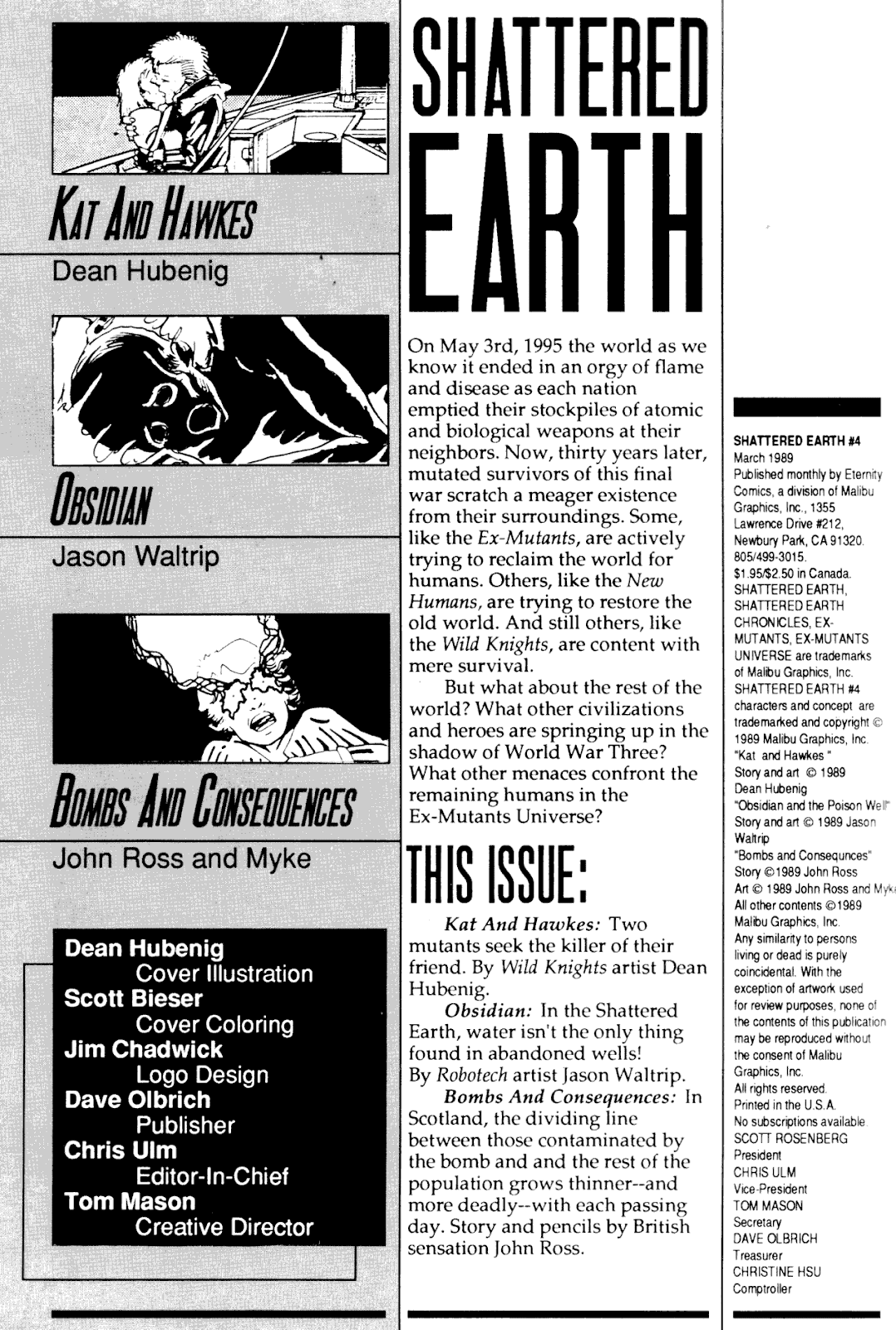 Shattered Earth Issue #4 - Page 2
