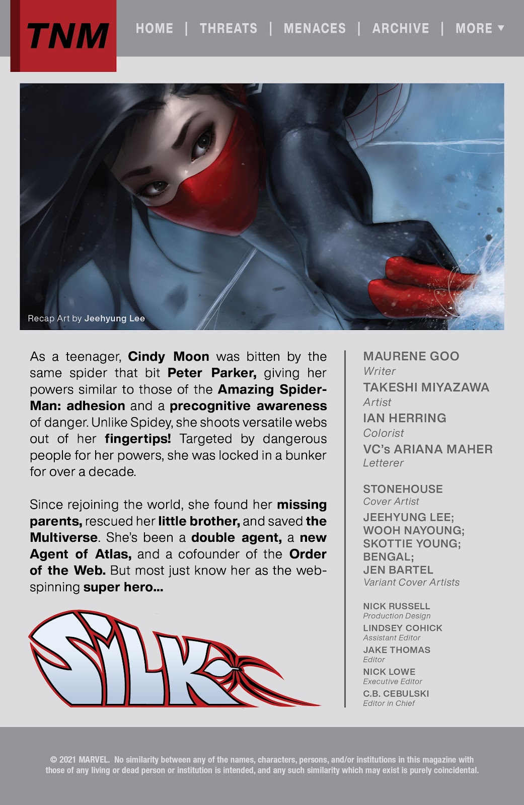 Silk (2021) Issue #1 - Page 2