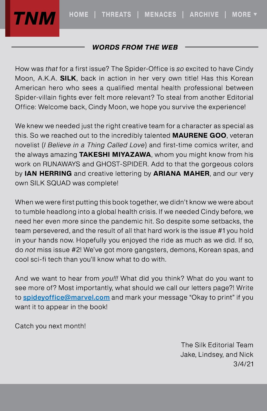 Silk (2021) Issue #1 - Page 23
