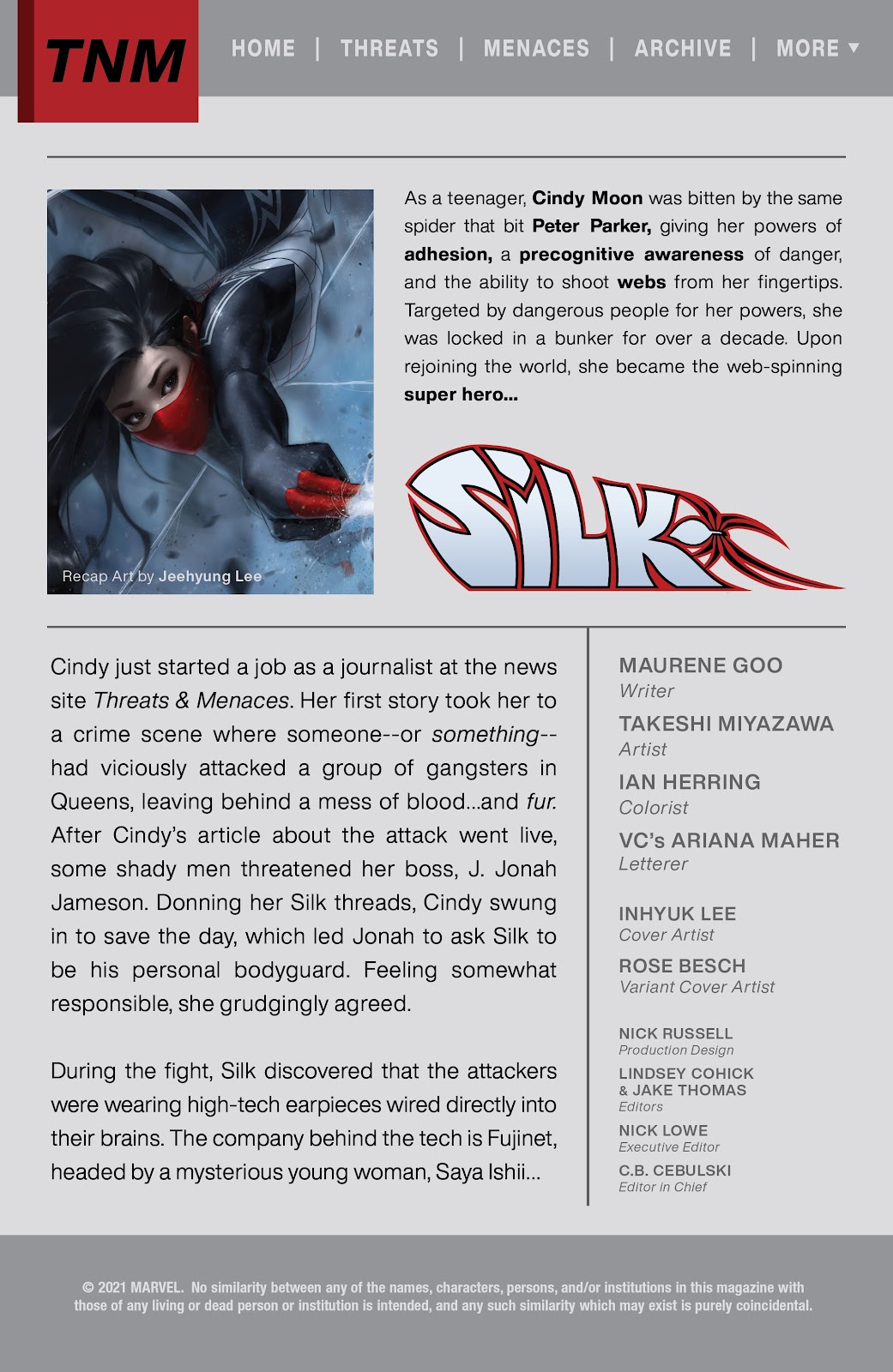 Silk (2021) Issue #2 - Page 2