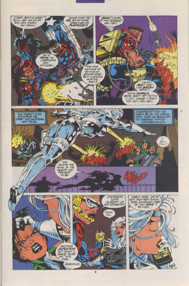 Silver Sable and the Wild Pack Issue #15 - Page 4