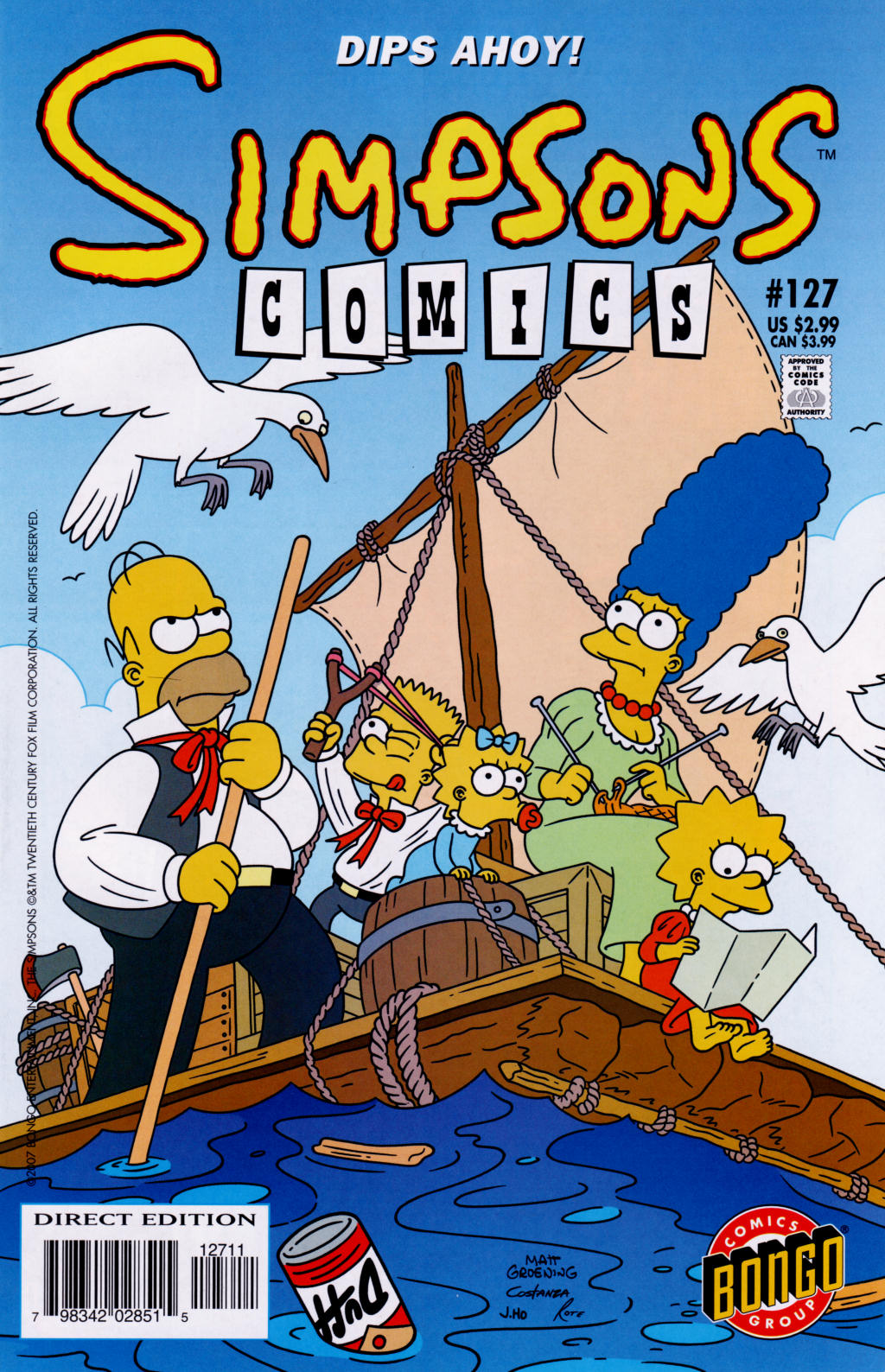 Simpsons Comics Issue #127 - Page 1