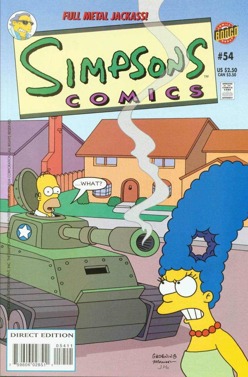 Simpsons Comics Issue #54 - Page 1