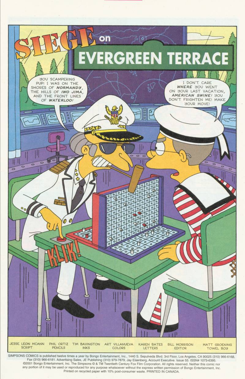 Simpsons Comics Issue #55 - Page 2
