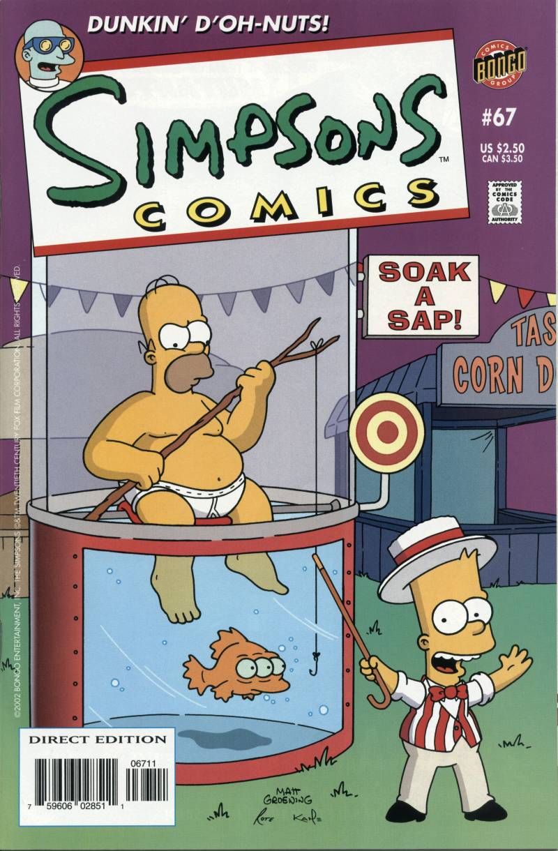 Simpsons Comics Issue #67 - Page 1