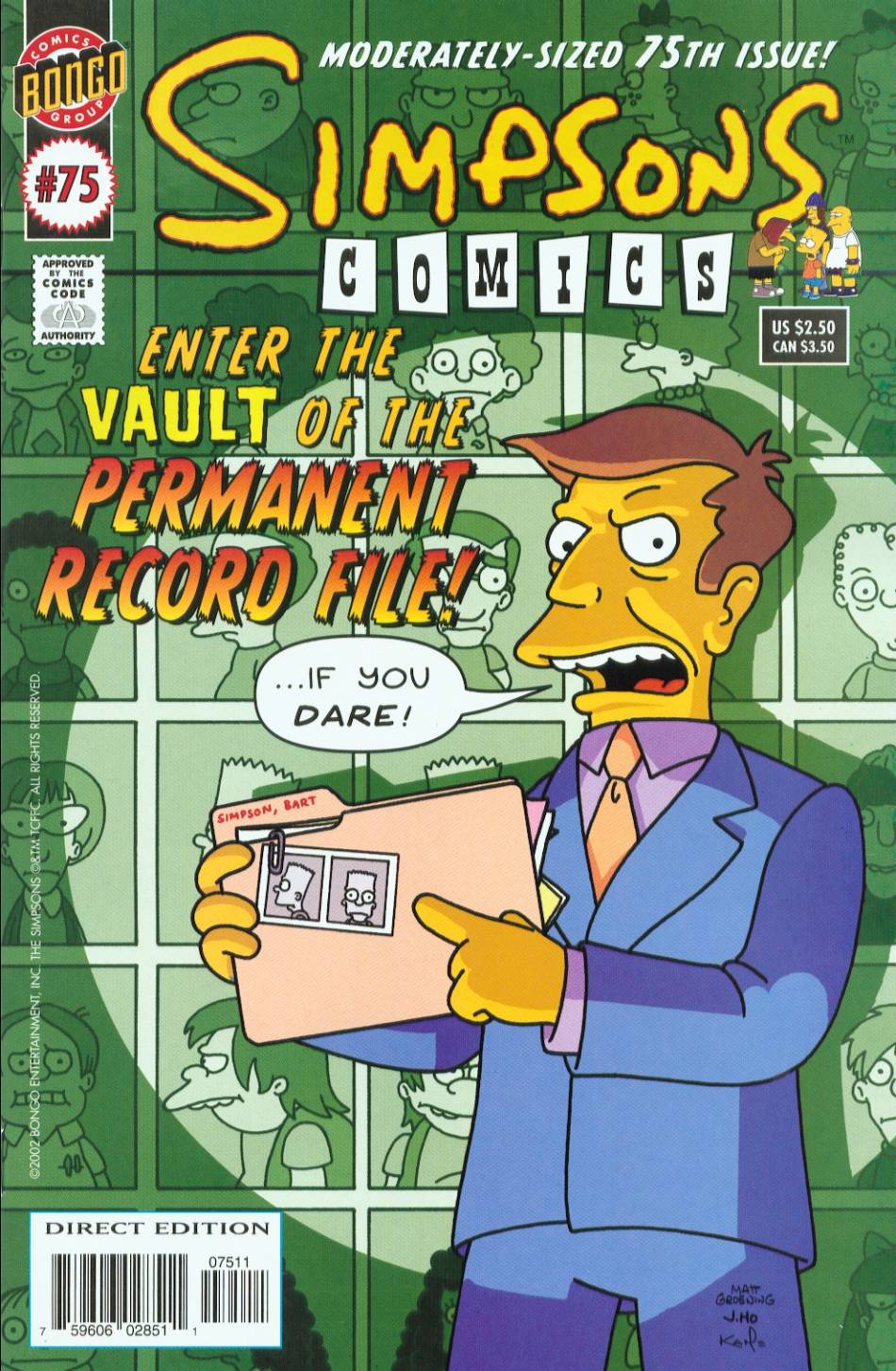 Simpsons Comics Issue #75 - Page 1
